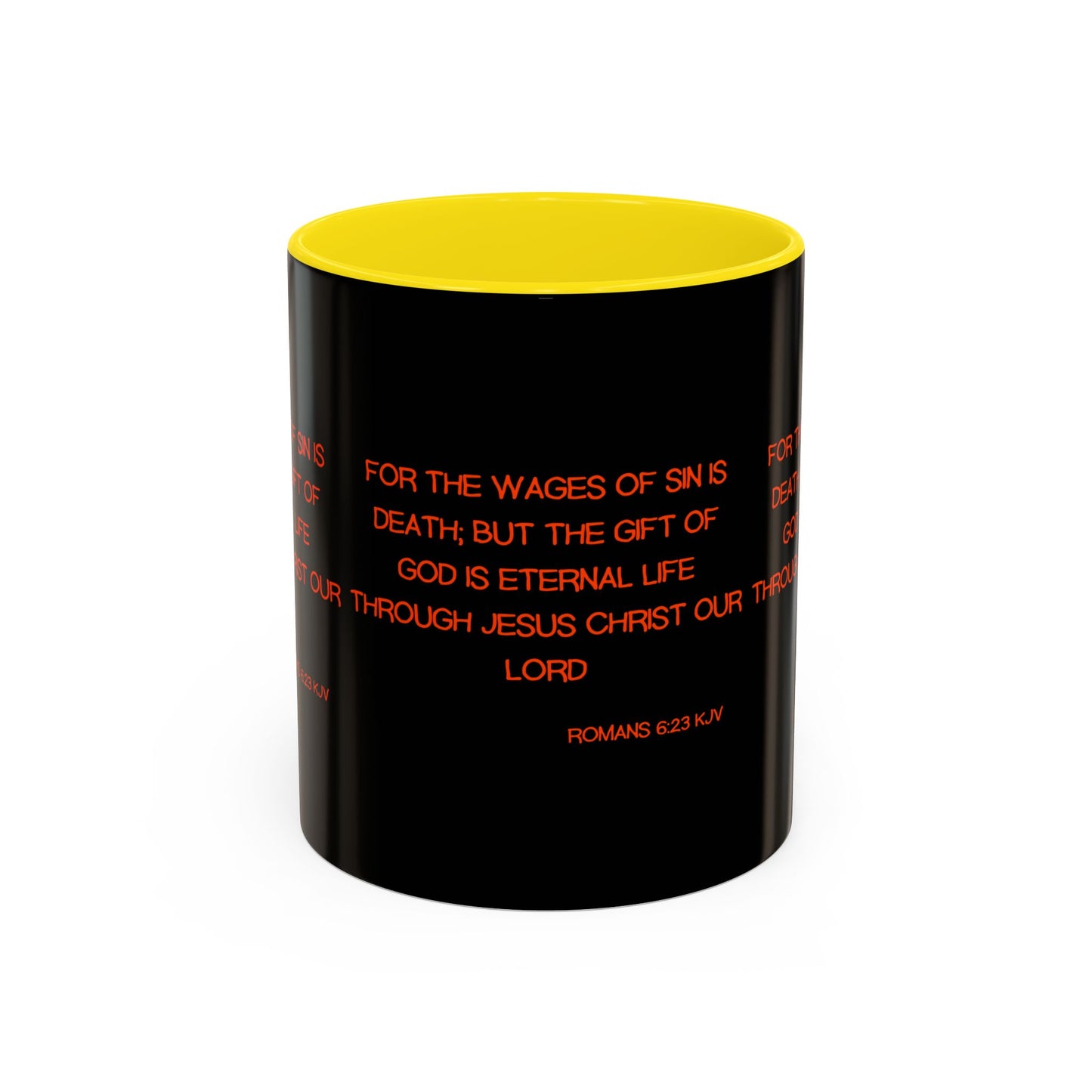 Romans 6:23 KJV Coffee Mug The Gift of God is Eternal Life Biblical Christian Gift for Faith-Based Living