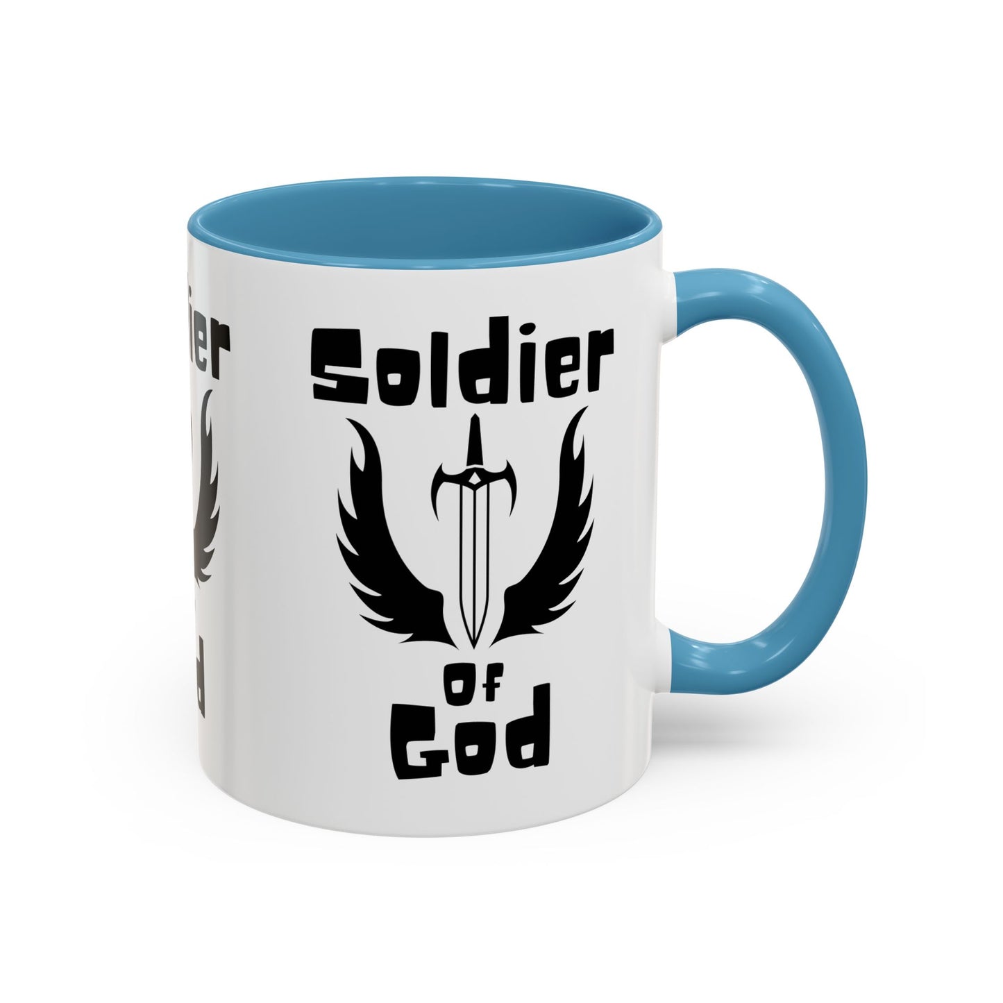 Soldier of God Coffee Mug Inspirational Christian Gift for Faith-Based Living