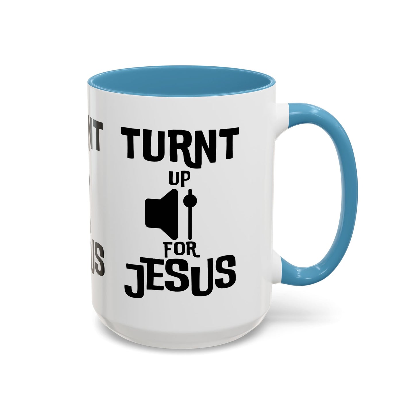 Turnt Up For Jesus Coffee Mug Biblical Christian Gift for Faith-Based Coffee Lovers