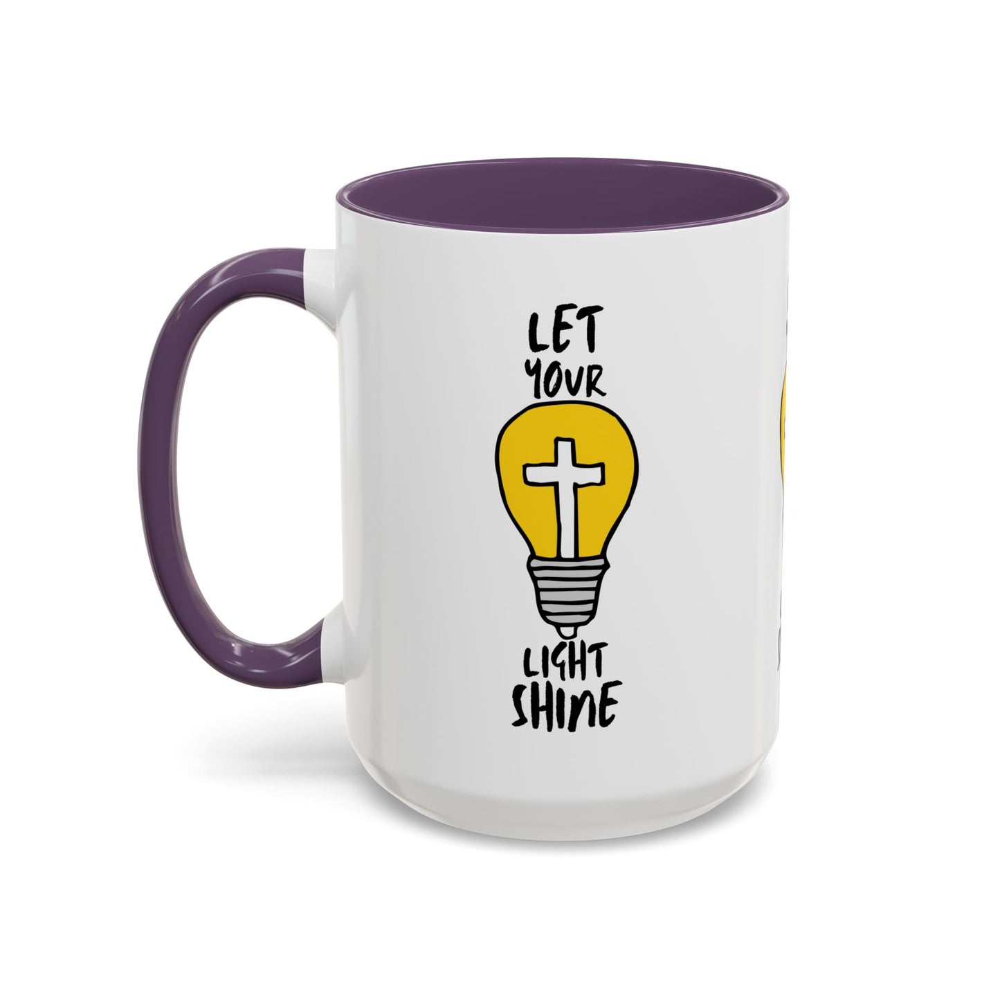 Let Your Light Shine Coffee Mug Inspirational Christian Gift for Faith-Based Coffee Lovers