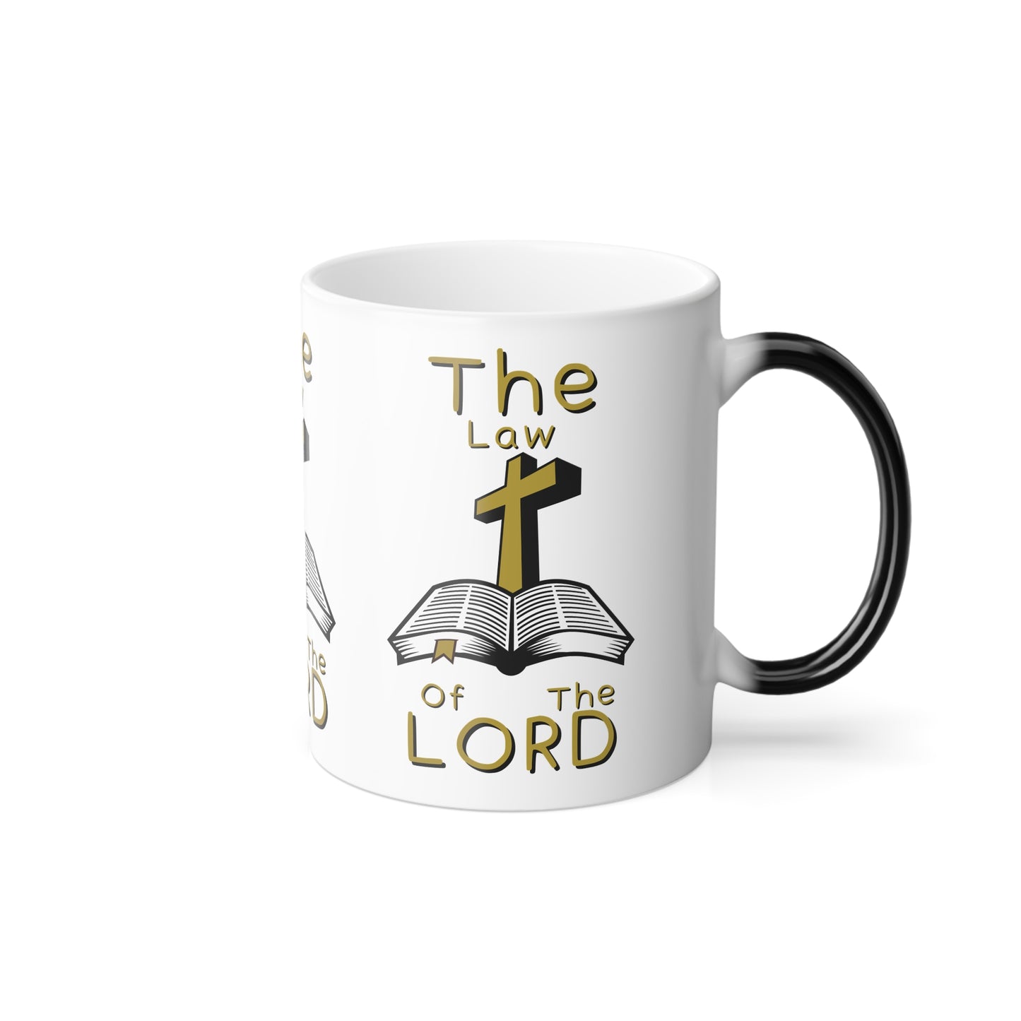 The Law of the Lord Color Morphing Coffee Mug Biblical Christian Gift for Believers