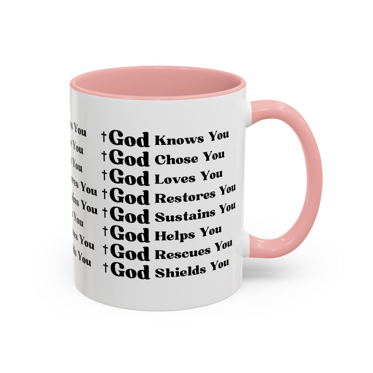 God's Love and Promises Faith-Filled Coffee Mug Faith Hope And Love Christian Gift for Coffee Lovers