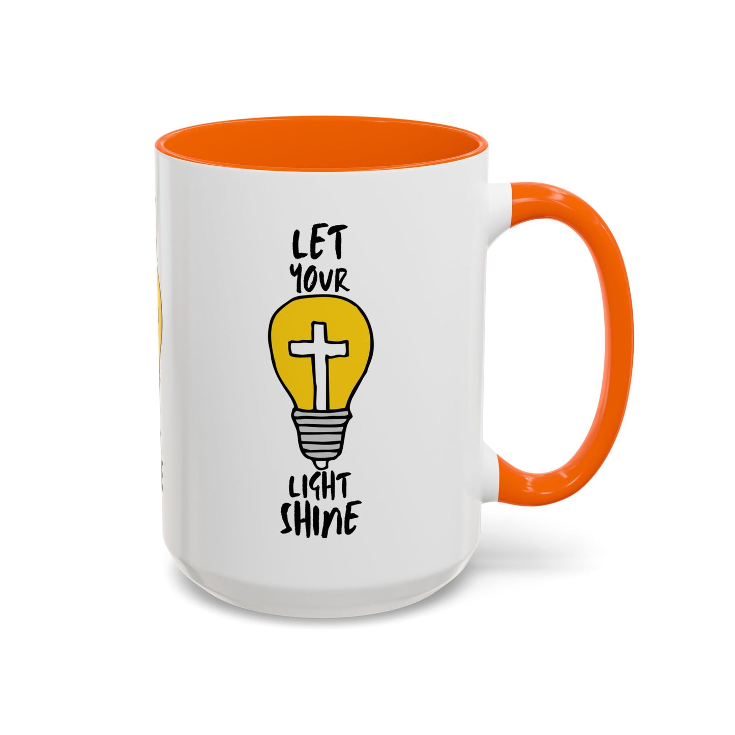 Let Your Light Shine Coffee Mug Inspirational Christian Gift for Faith-Based Coffee Lovers