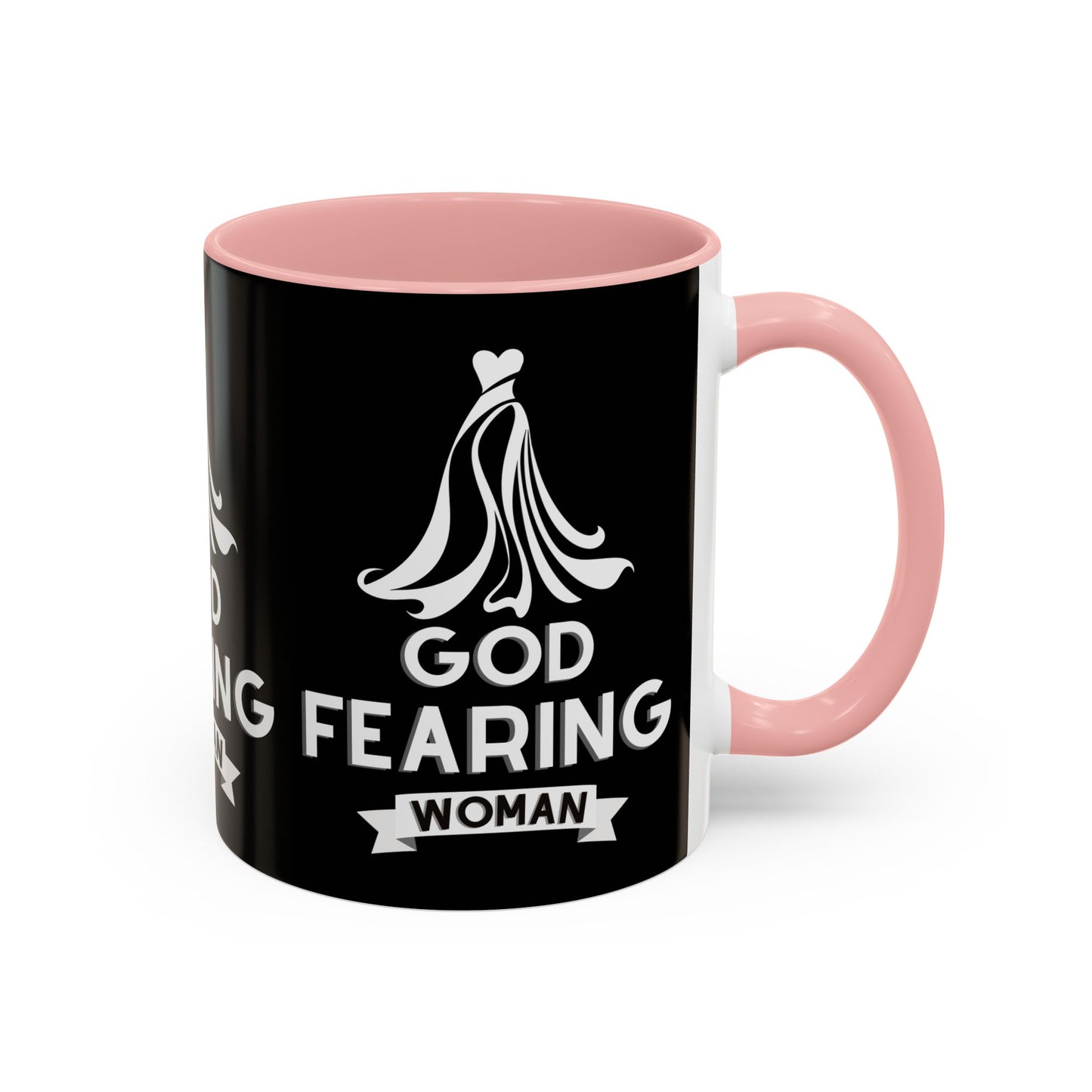 God Fearing Woman Coffee Mug Inspirational Christian Gift for Her