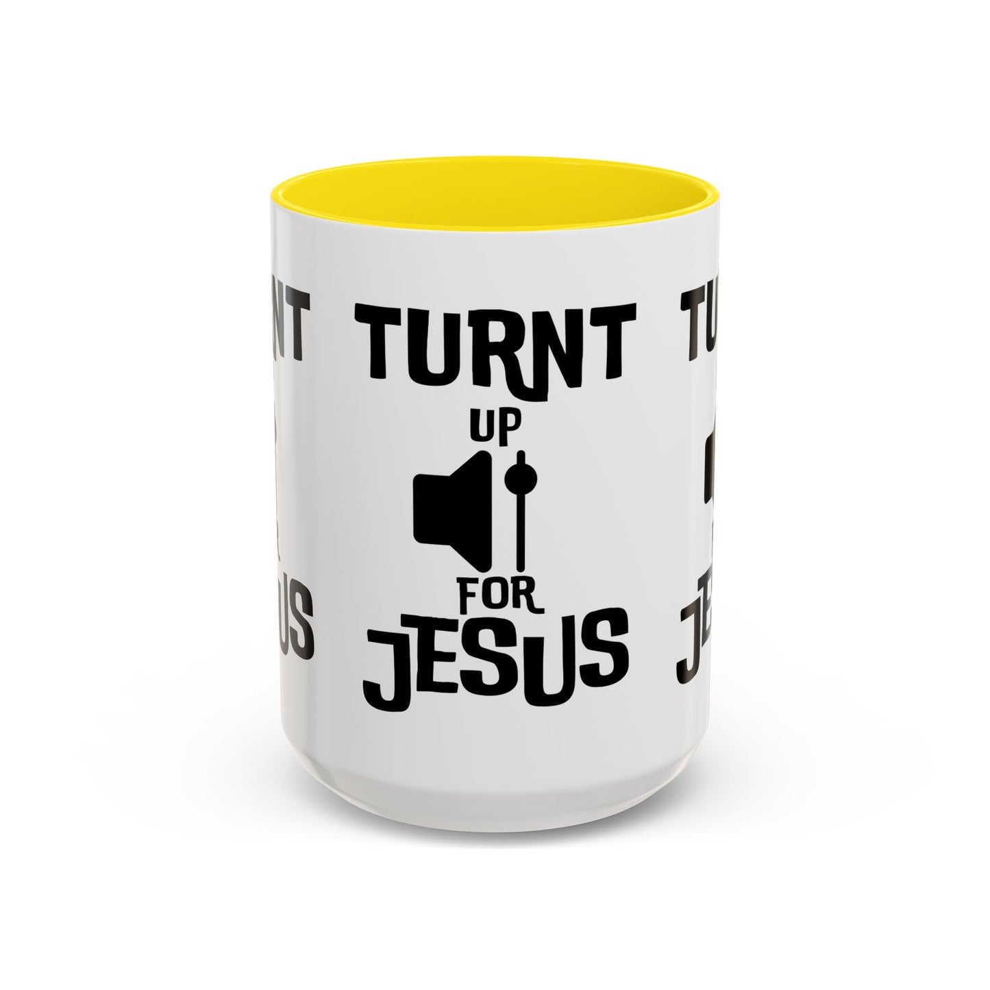 Turnt Up For Jesus Coffee Mug Biblical Christian Gift for Faith-Based Coffee Lovers