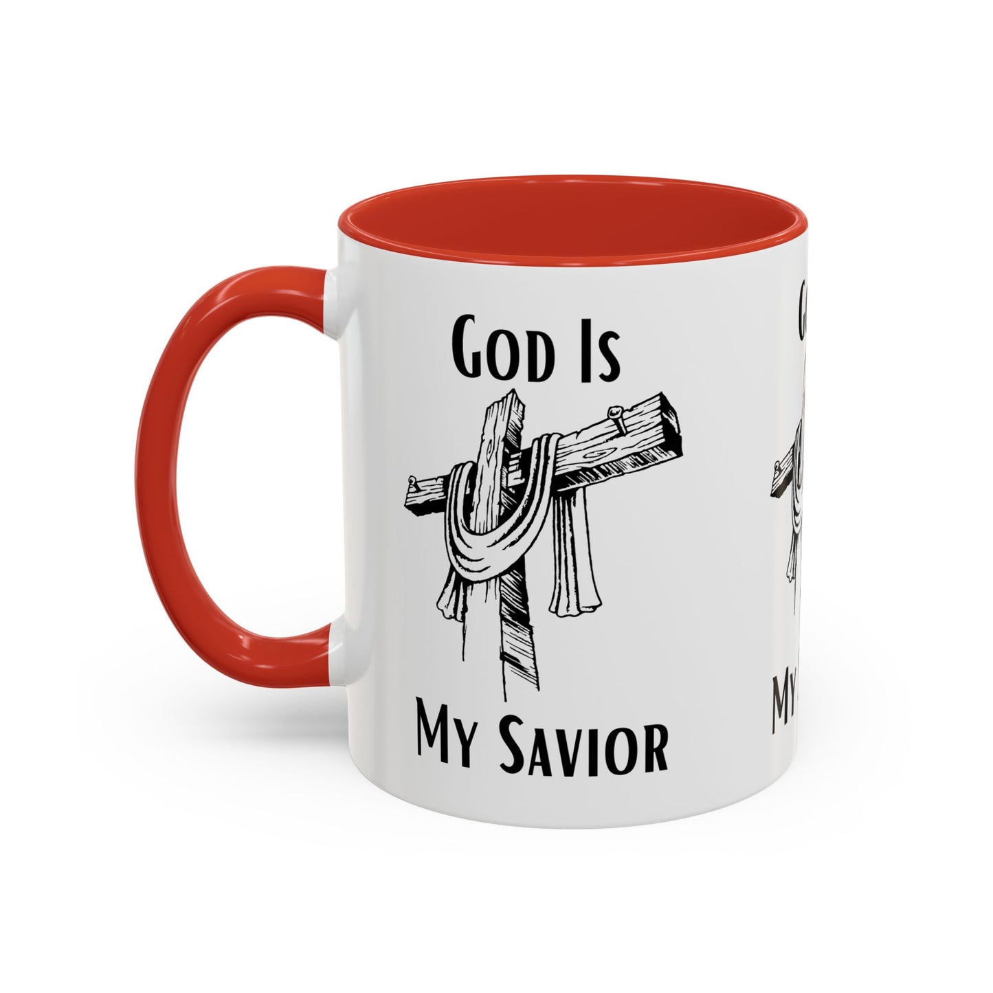 God Is My Savior Coffee Mug Inspirational Christian Gift for Faith-Based Coffee Lovers