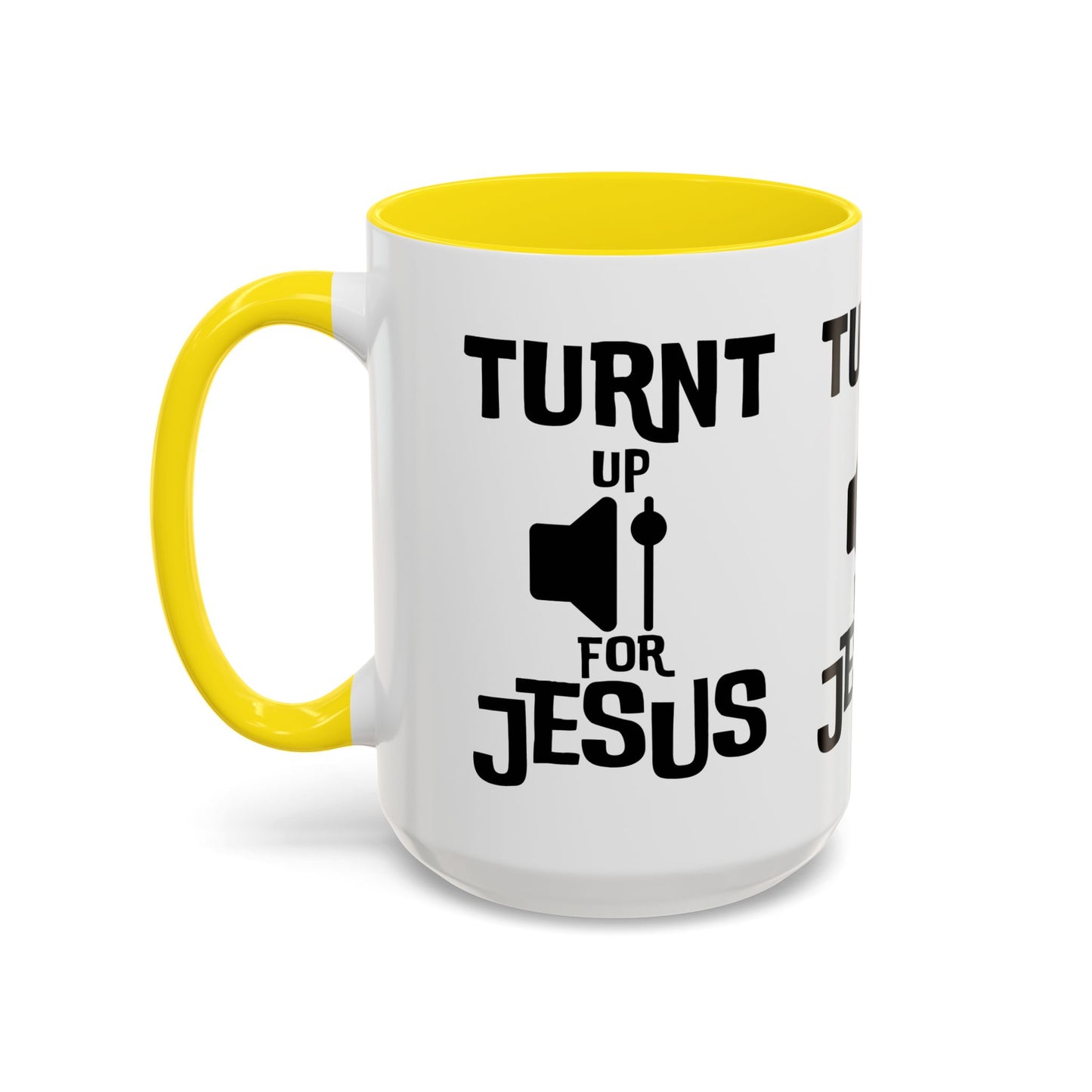 Turnt Up For Jesus Coffee Mug Biblical Christian Gift for Faith-Based Coffee Lovers