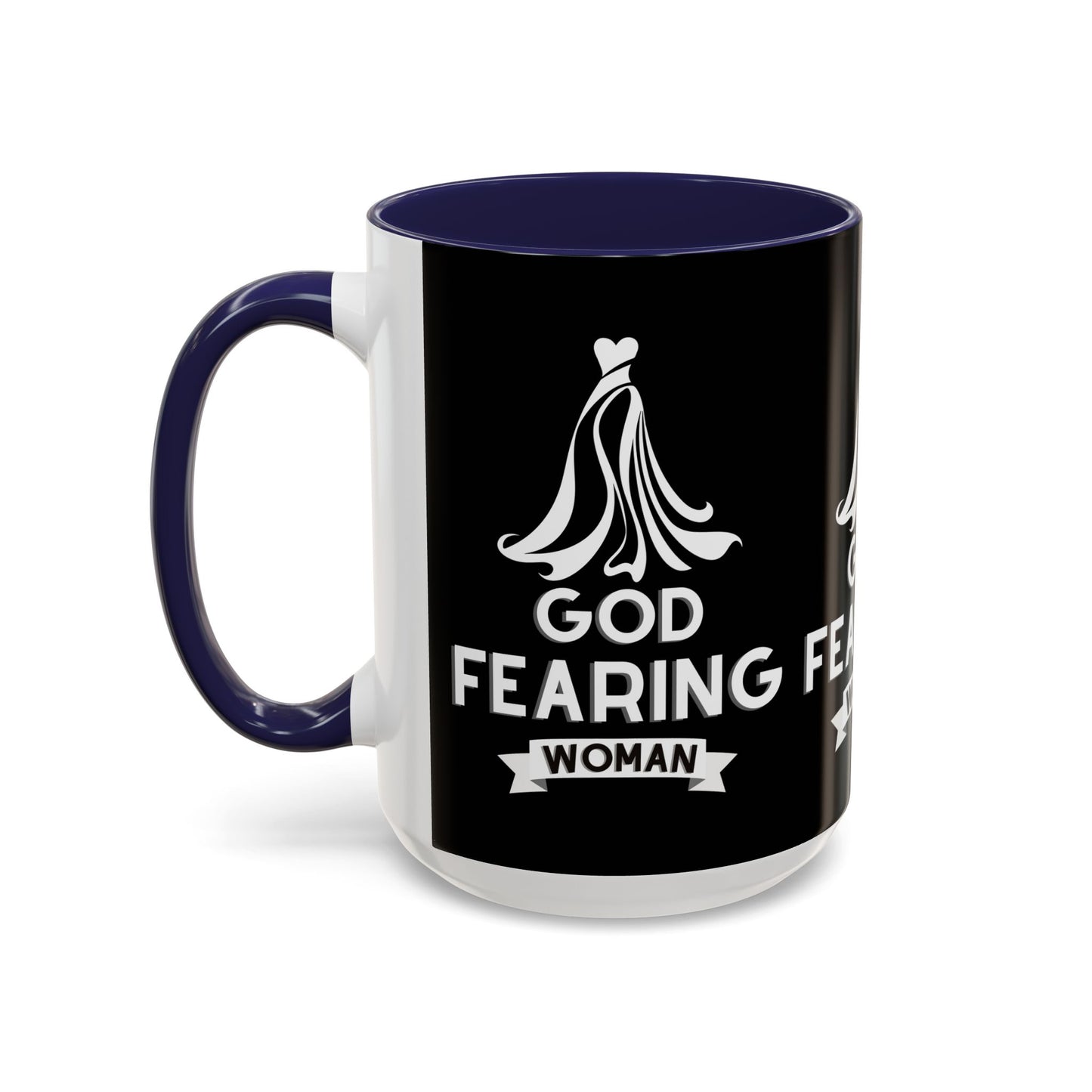 God Fearing Woman Coffee Mug Inspirational Christian Gift for Her