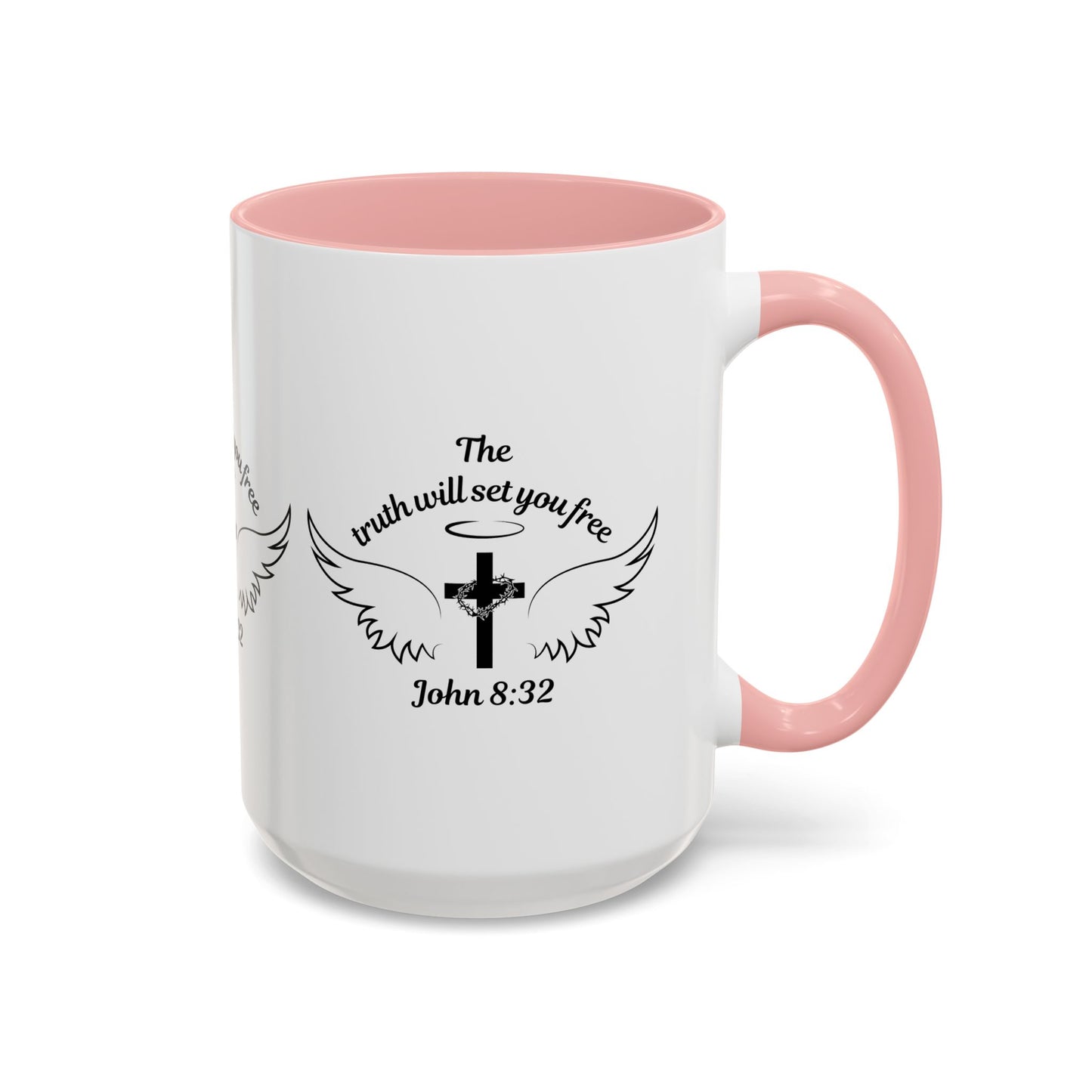 John 8:32 KJV Coffee Mug The Truth Shall Make You Free Inspirational Christian Gift