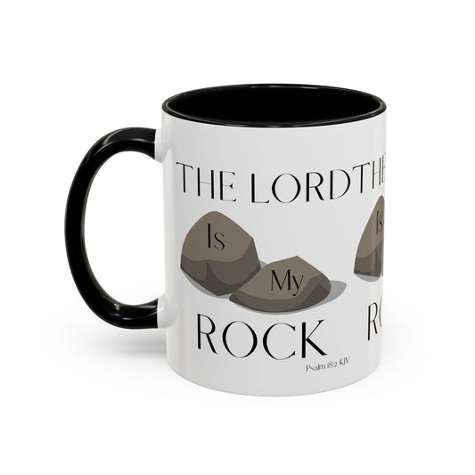 Psalm 18:2 KJV Coffee Mug The Lord is My Rock and Fortress