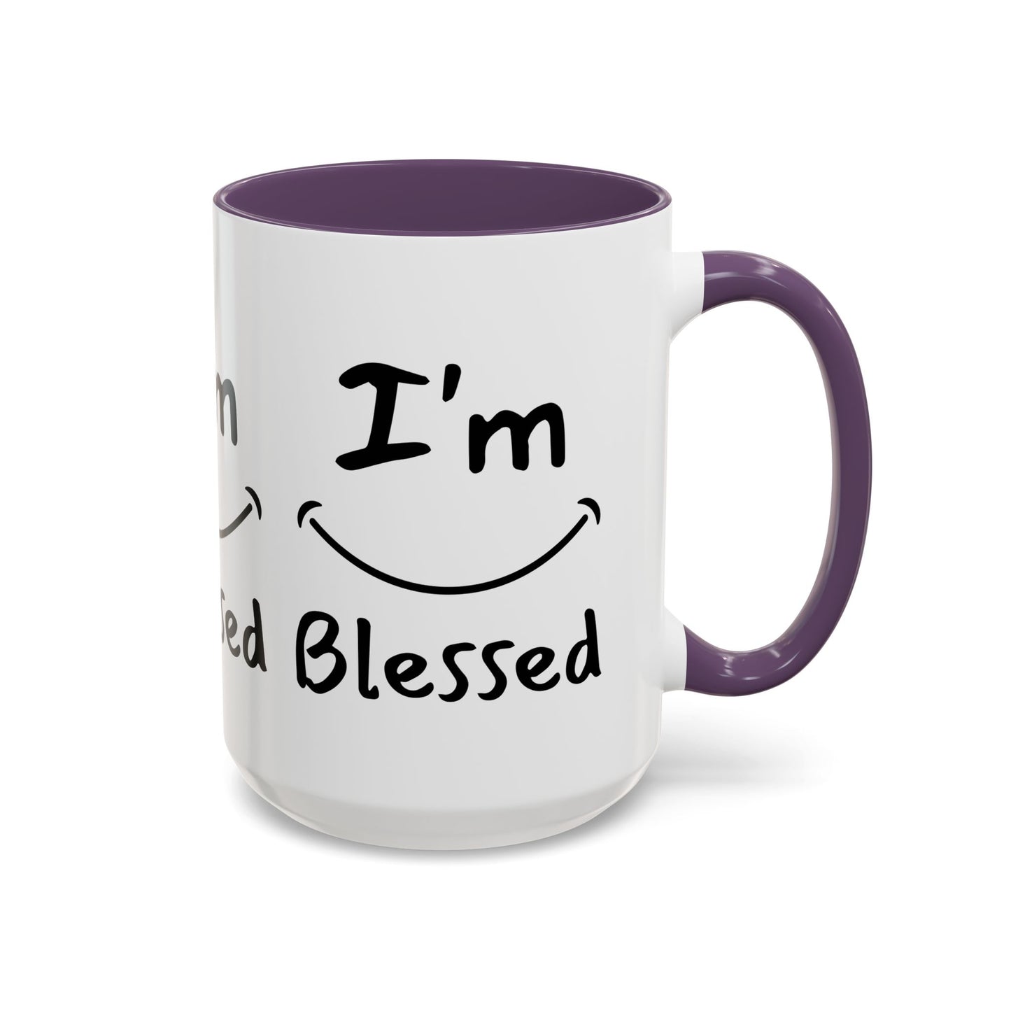 I'm Blessed Coffee Mug Inspirational Christian Gift for Faith-Based Living