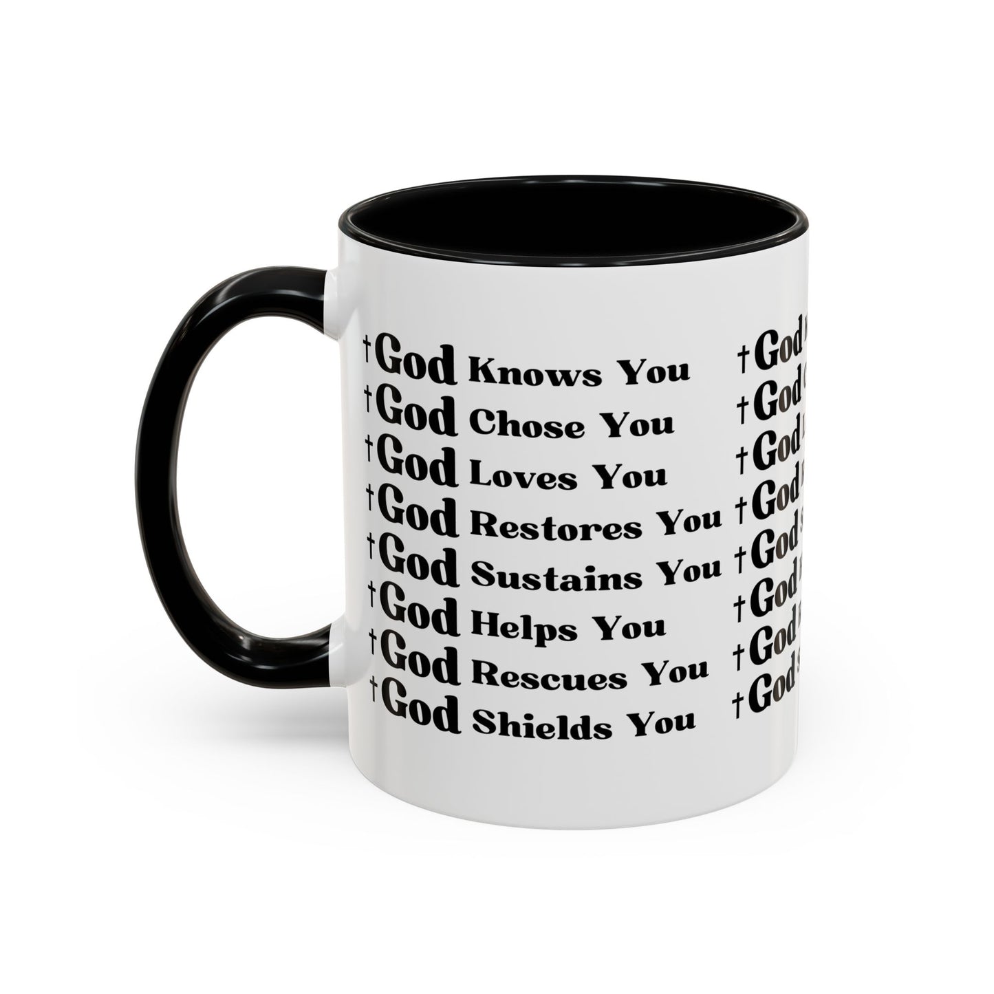 God's Love and Promises Faith-Filled Coffee Mug Faith Hope And Love Christian Gift for Coffee Lovers