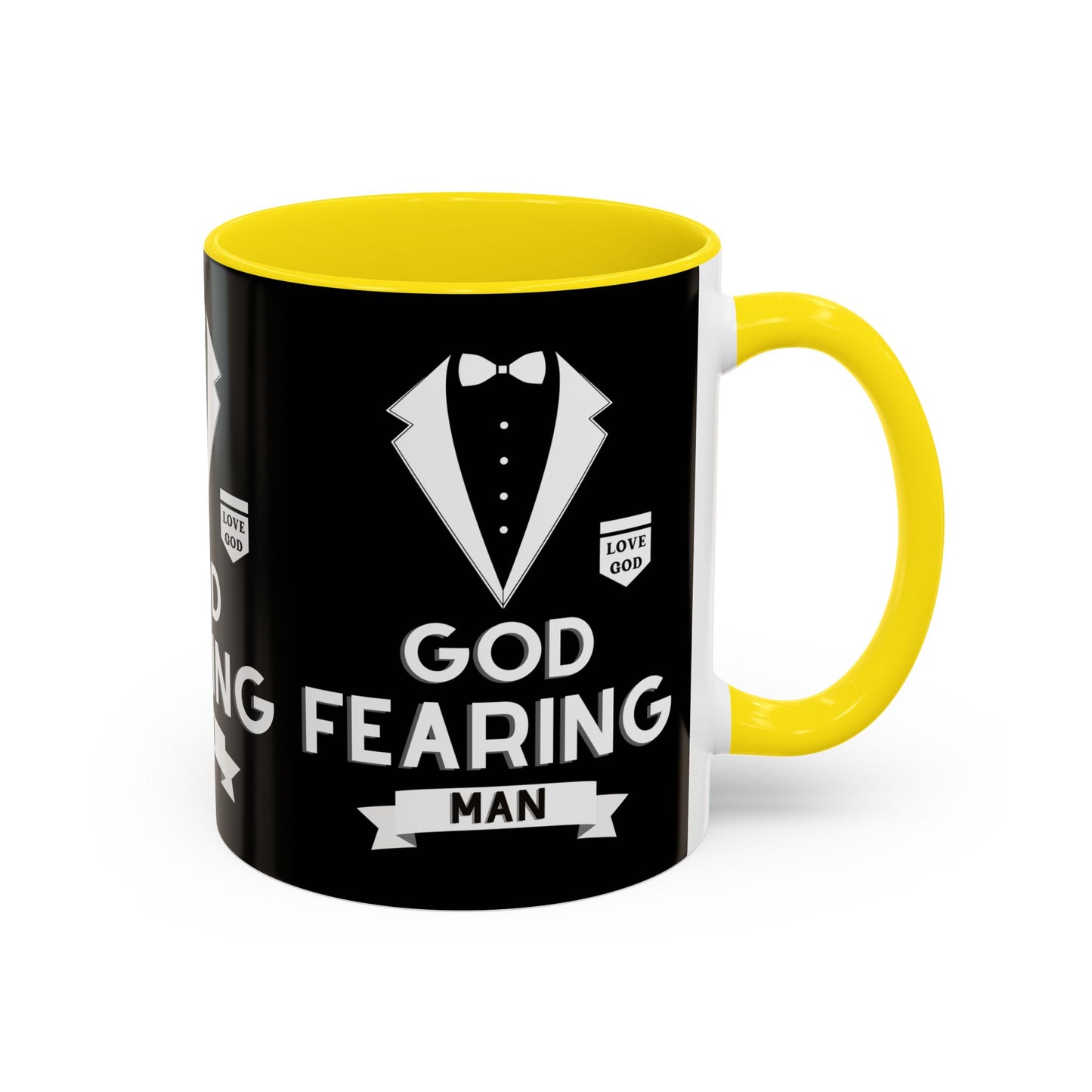 God Fearing Man Coffee Mug Inspirational Christian Gift for Him