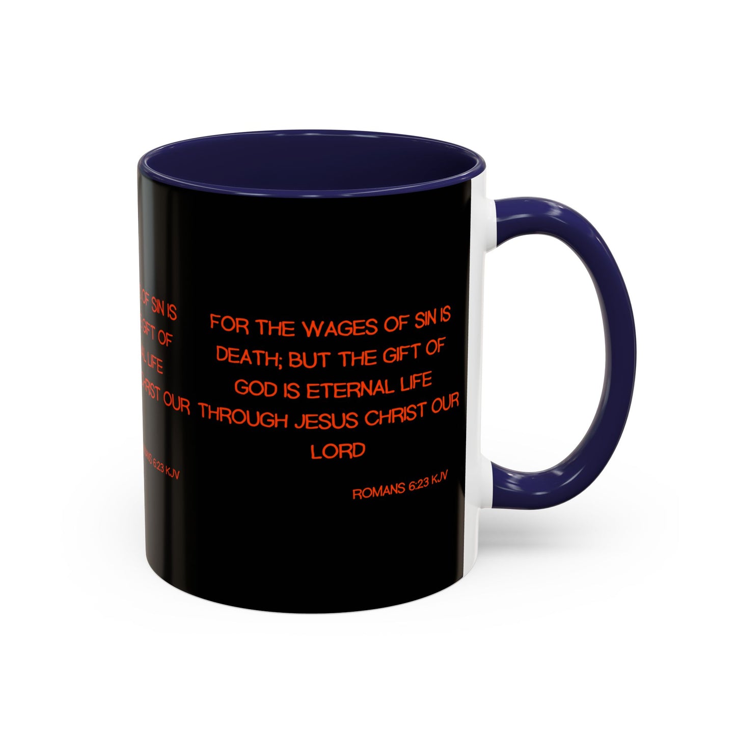 Romans 6:23 KJV Coffee Mug The Gift of God is Eternal Life Biblical Christian Gift for Faith-Based Living