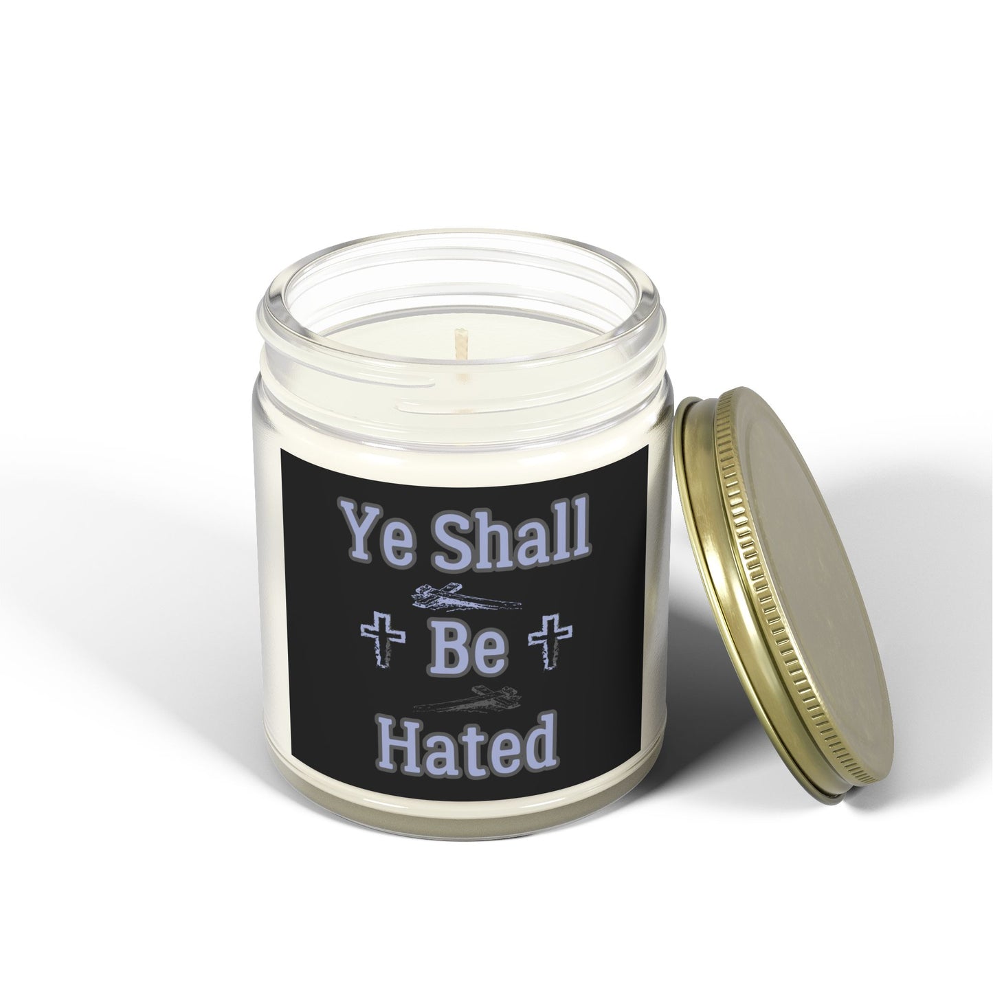 Matthew 10:22 KJV Scented Candle And Ye Shall Be Hated Gift for Faith Based Candle Lovers