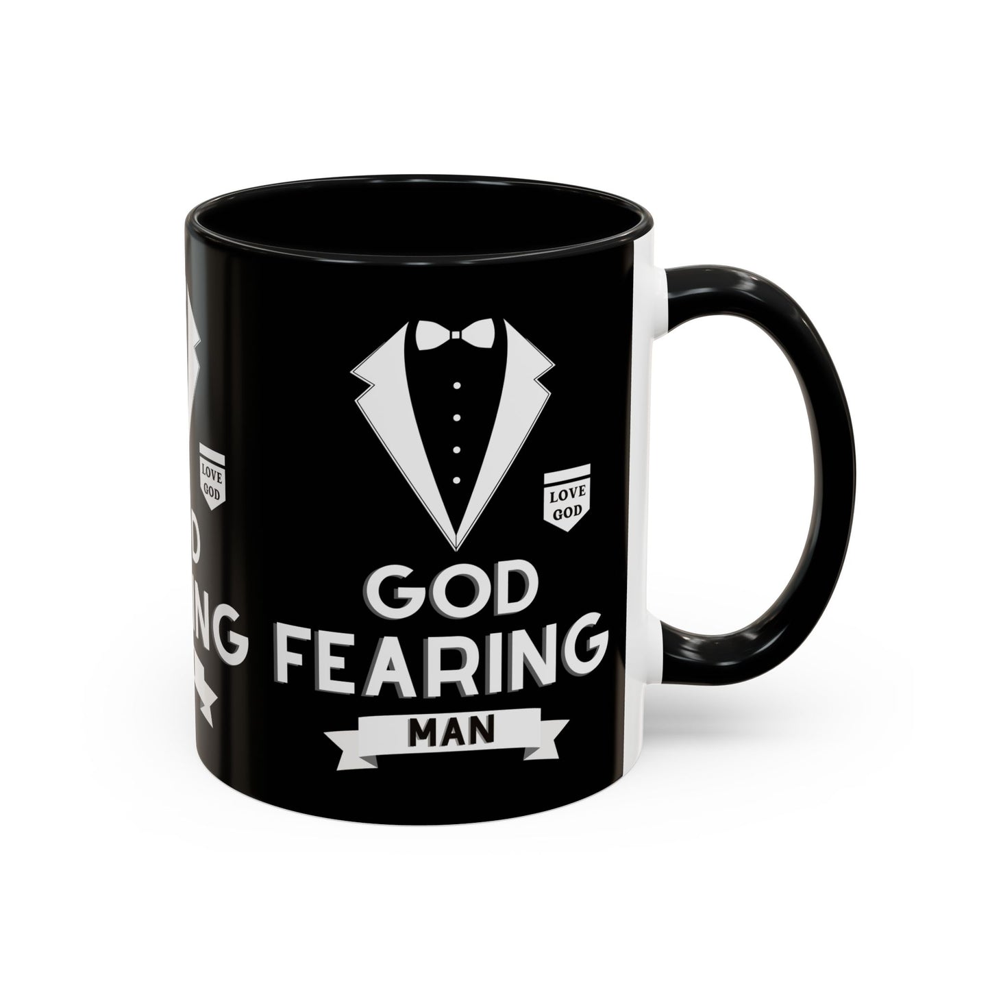 God Fearing Man Coffee Mug Inspirational Christian Gift for Him