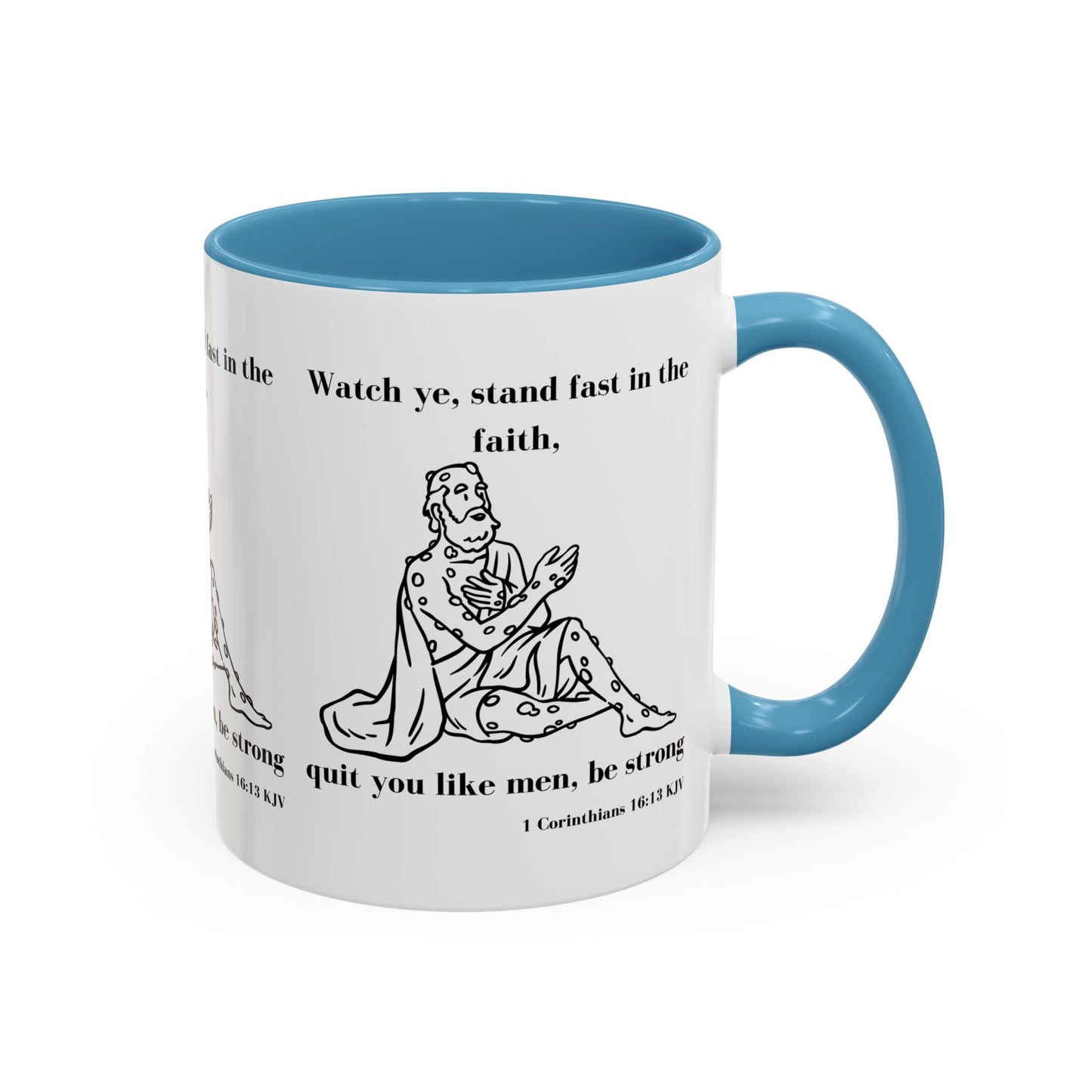 1 Corinthians 16:13 KJV Coffee Mug Stand Firm in the Faith Inspirational Christian Gift for Coffee Lovers