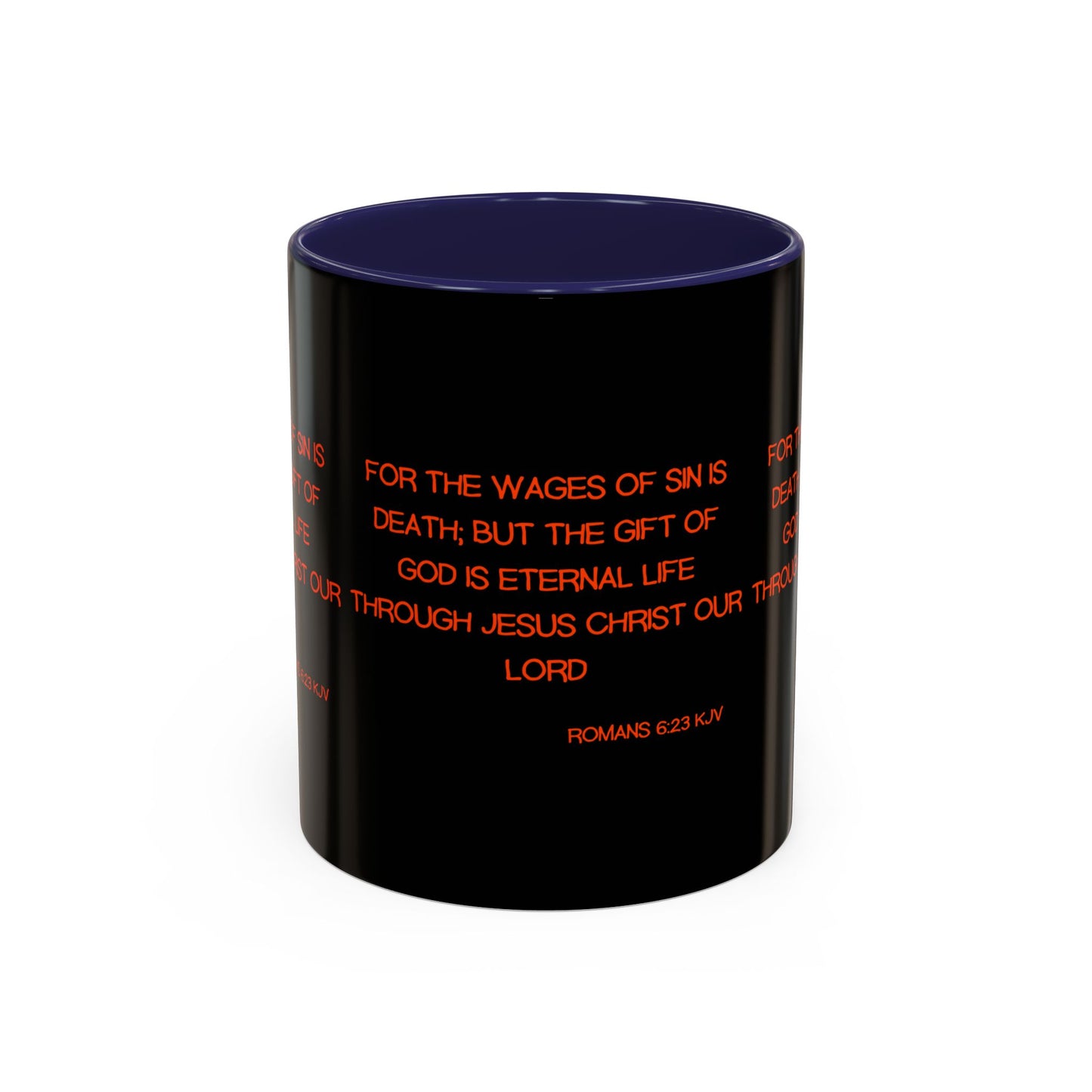 Romans 6:23 KJV Coffee Mug The Gift of God is Eternal Life Biblical Christian Gift for Faith-Based Living