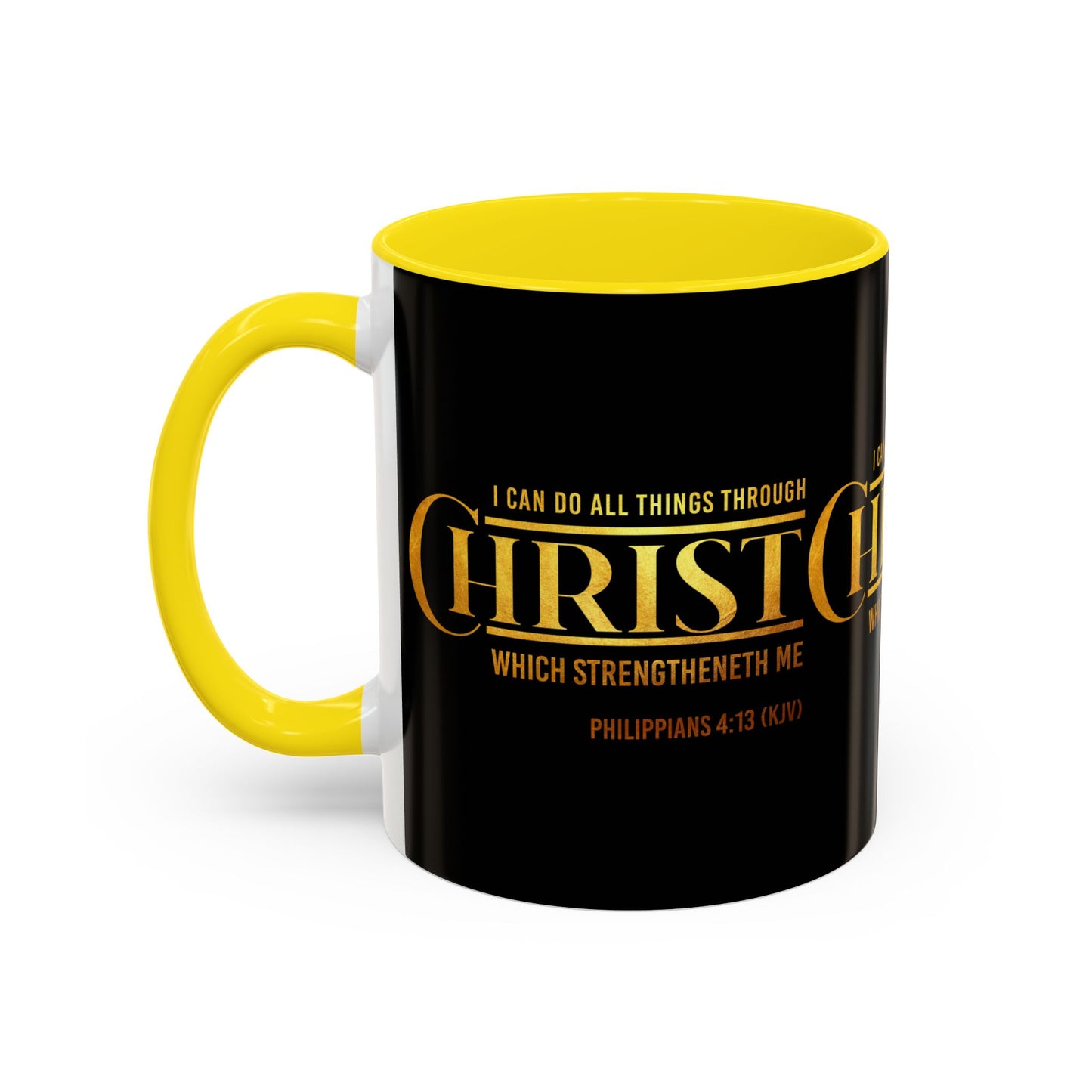 Philippians 4:13 KJV Coffee Mug I Can Do All Things Faith Based Gift