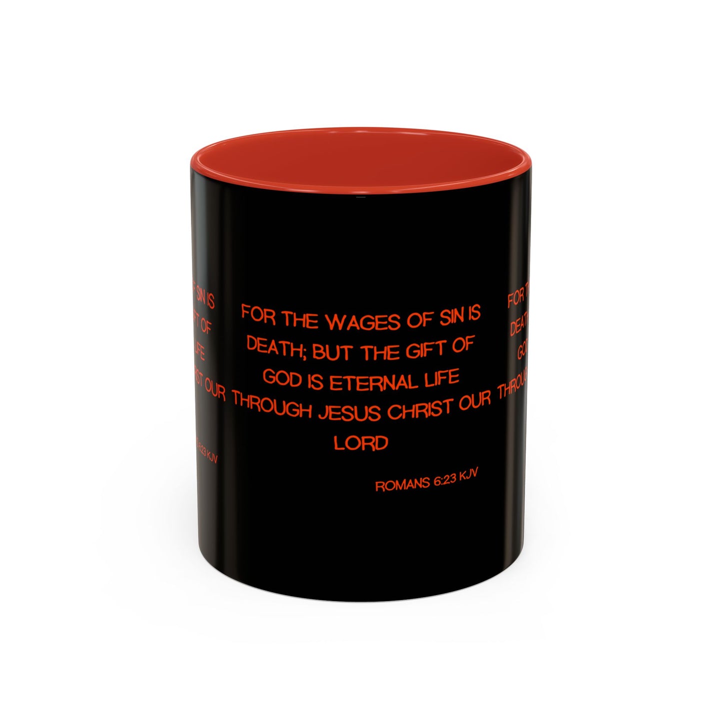 Romans 6:23 KJV Coffee Mug The Gift of God is Eternal Life Biblical Christian Gift for Faith-Based Living