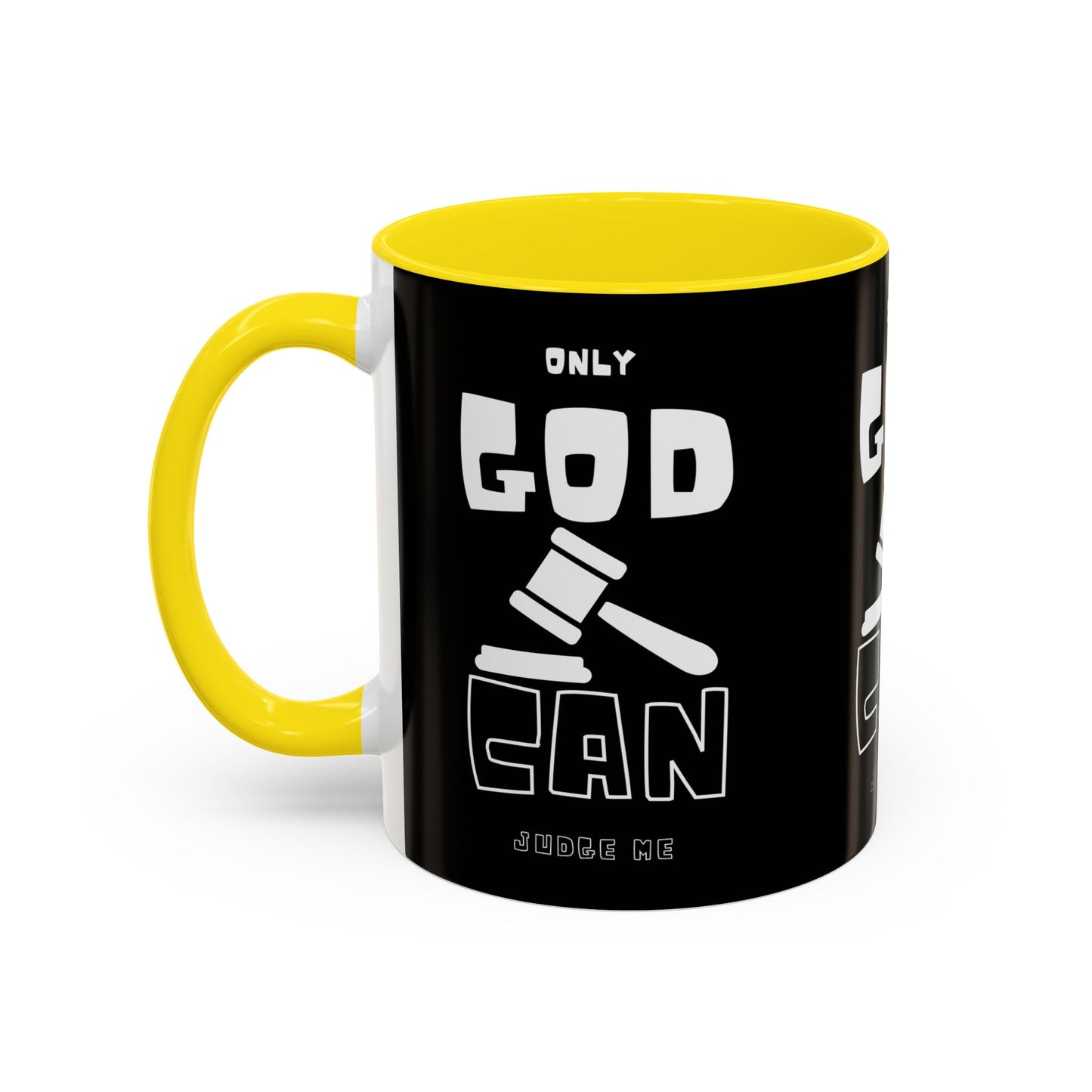 Only God Can Judge Me Coffee Mug Biblical Christian Gift for Faith-Based Coffee Lovers