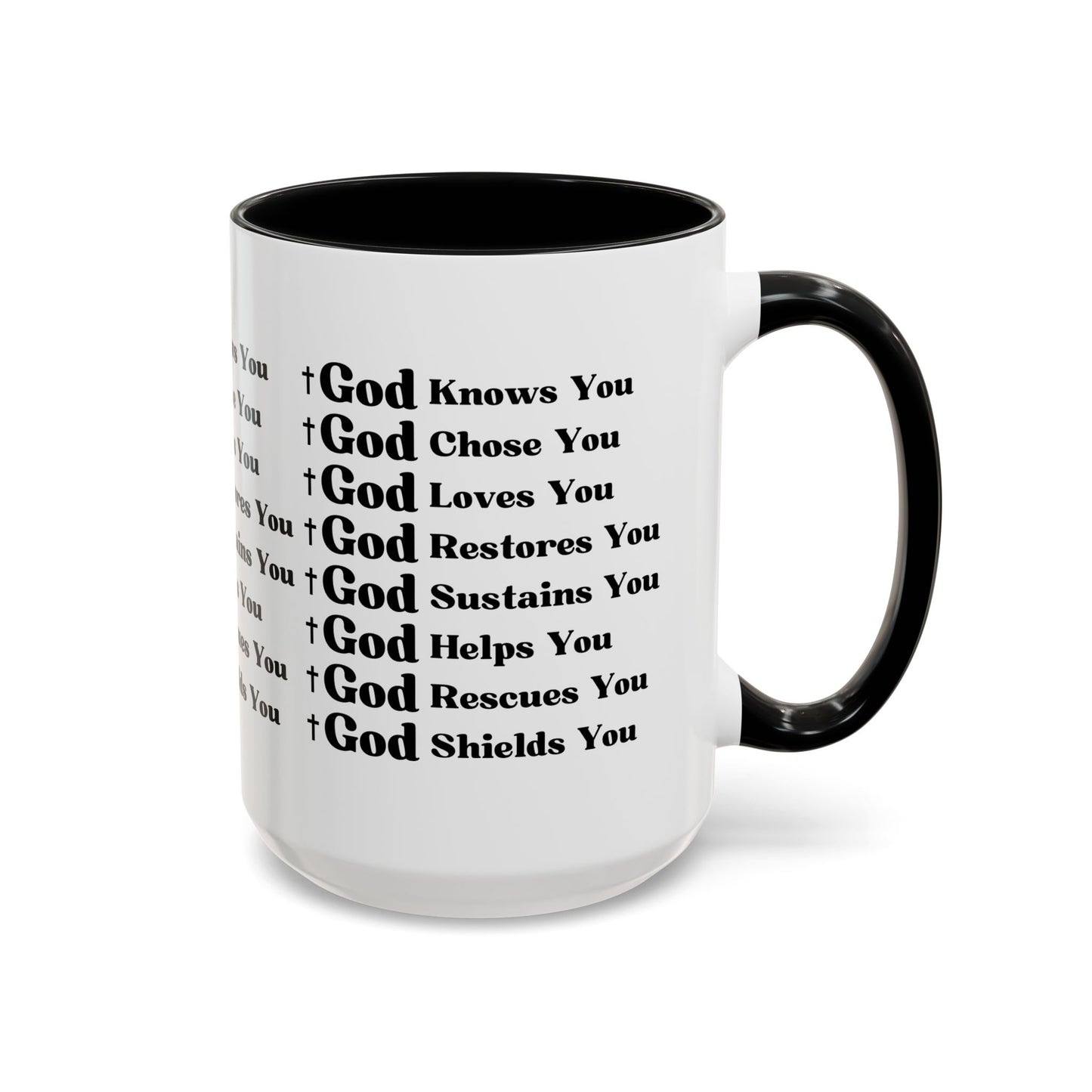 God's Love and Promises Faith-Filled Coffee Mug Faith Hope And Love Christian Gift for Coffee Lovers