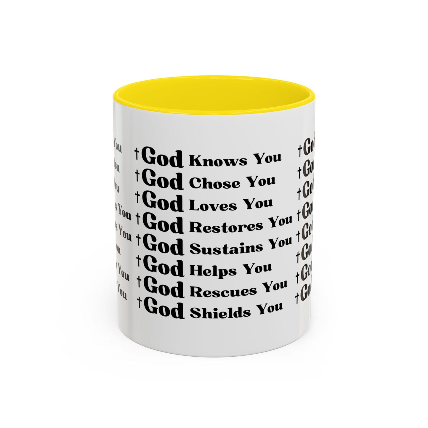 God's Love and Promises Faith-Filled Coffee Mug Faith Hope And Love Christian Gift for Coffee Lovers