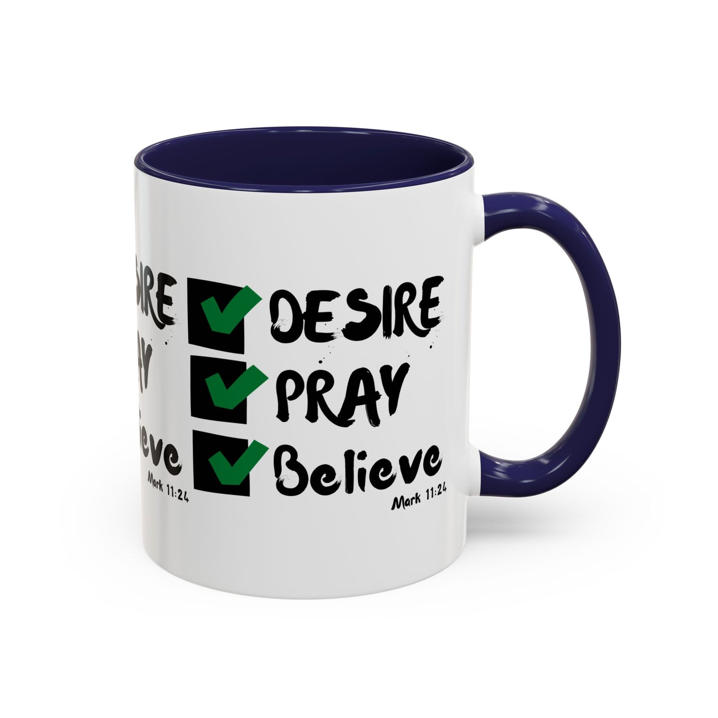 Mark 11:24 KJV Bible Verse Coffee Mug Faith Based Christian Gift