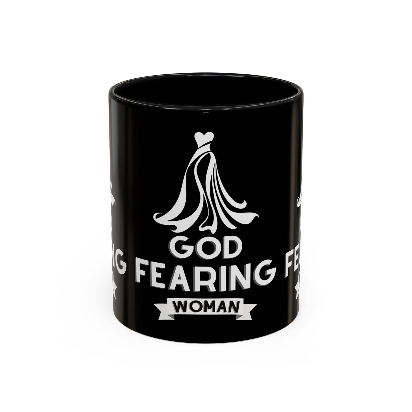 God Fearing Woman Coffee Mug Inspirational Christian Gift for Her