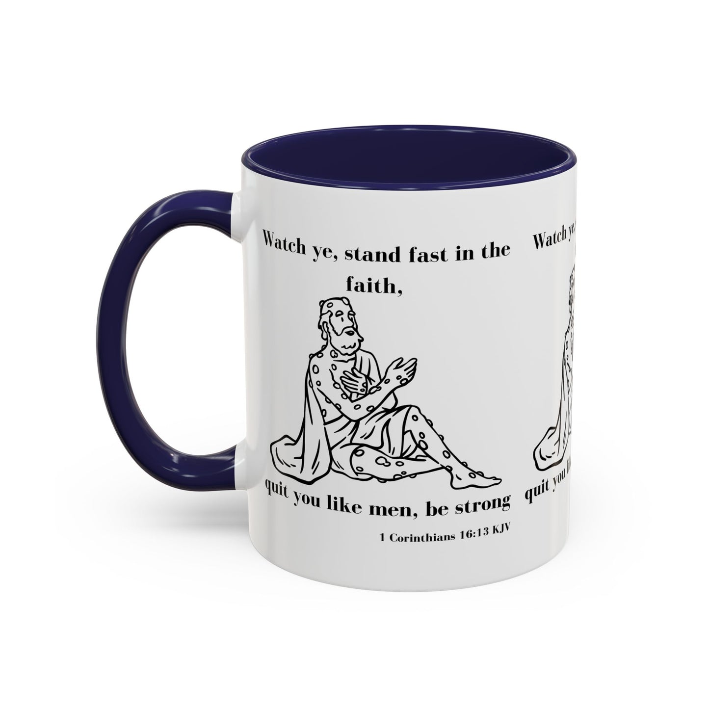 1 Corinthians 16:13 KJV Coffee Mug Stand Firm in the Faith Inspirational Christian Gift for Coffee Lovers