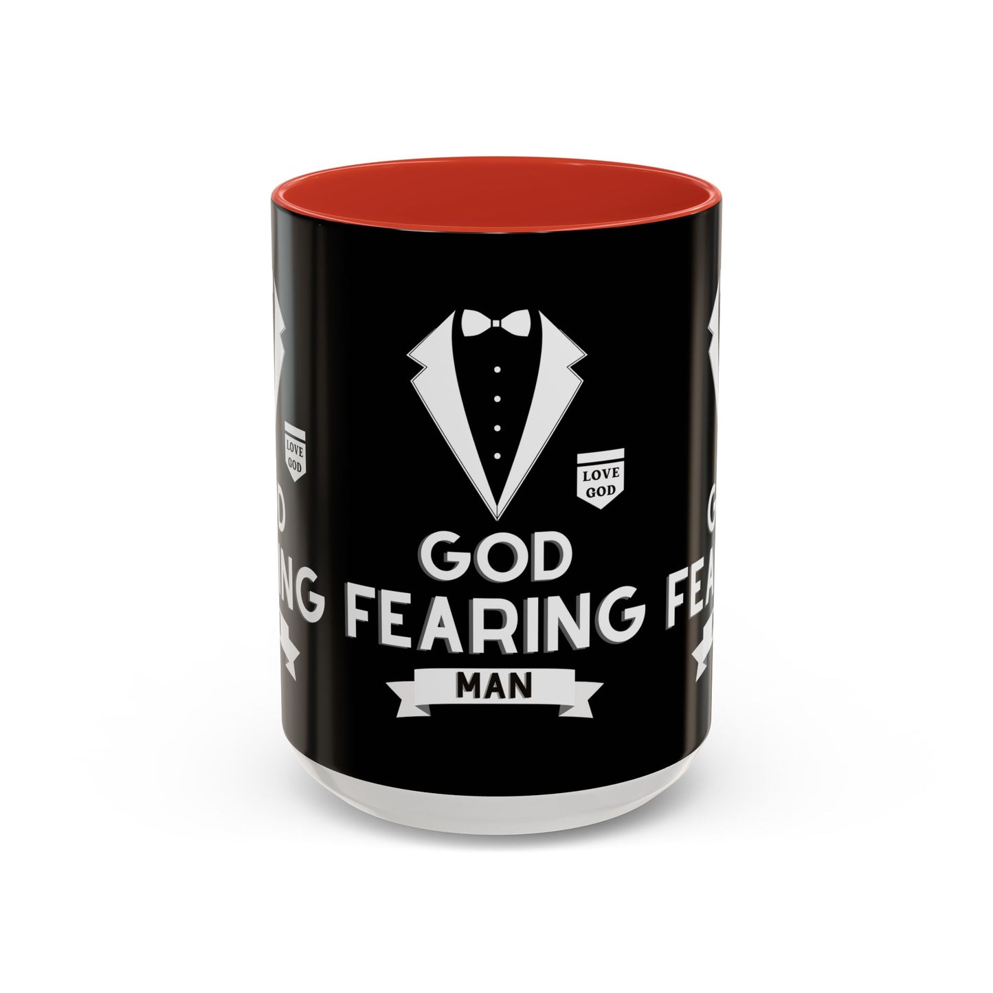 God Fearing Man Coffee Mug Inspirational Christian Gift for Him