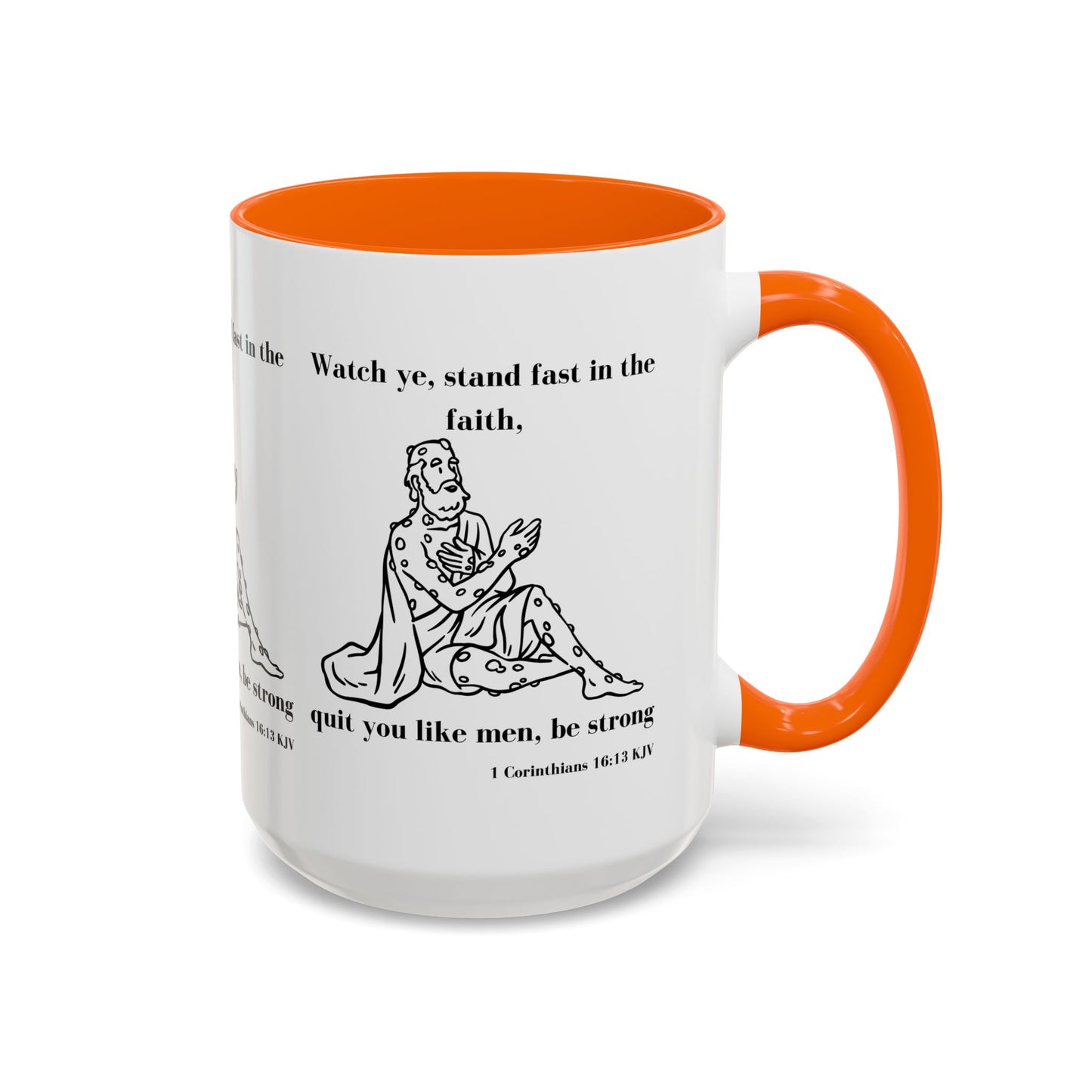 1 Corinthians 16:13 KJV Coffee Mug Stand Firm in the Faith Inspirational Christian Gift for Coffee Lovers