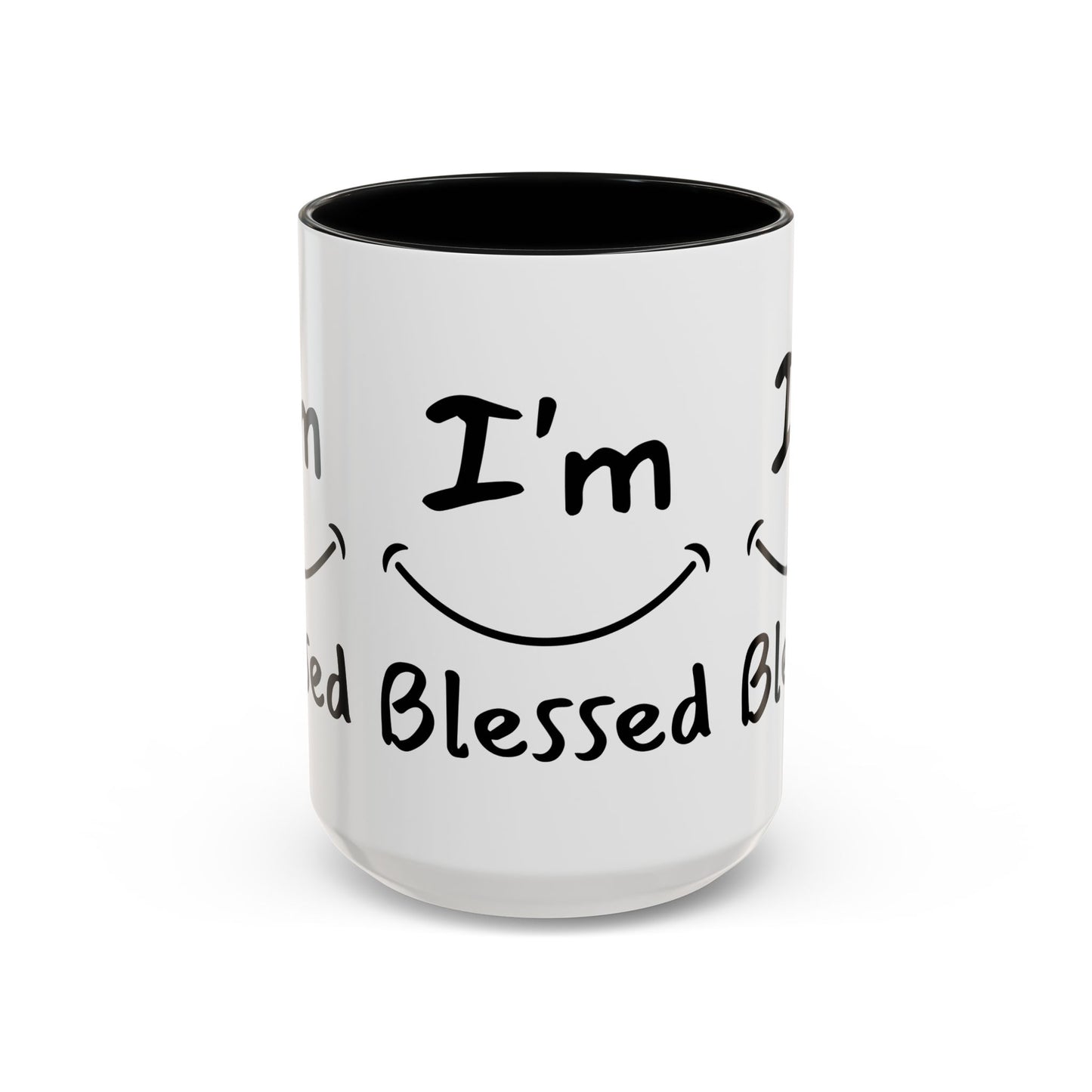 I'm Blessed Coffee Mug Inspirational Christian Gift for Faith-Based Living