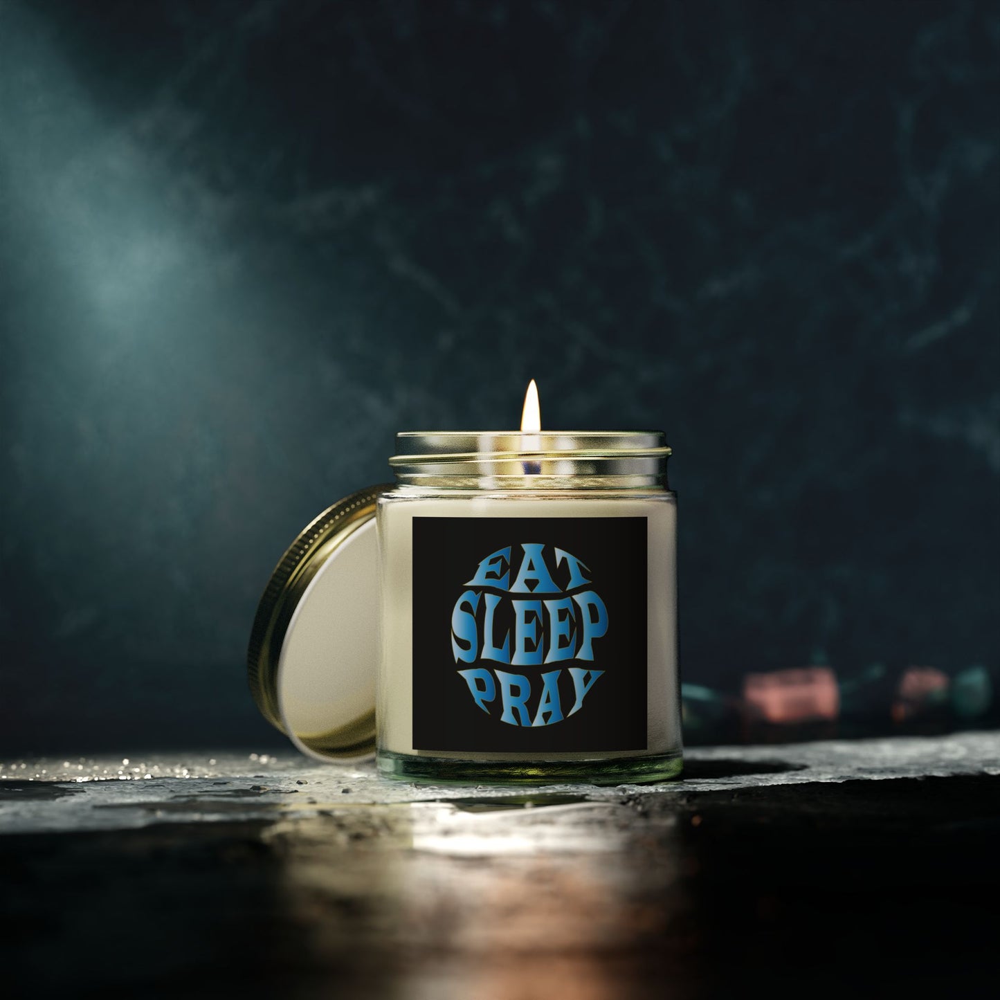 Eat Sleep Pray Scented Candle Daily Inspiration for a Faithful Life