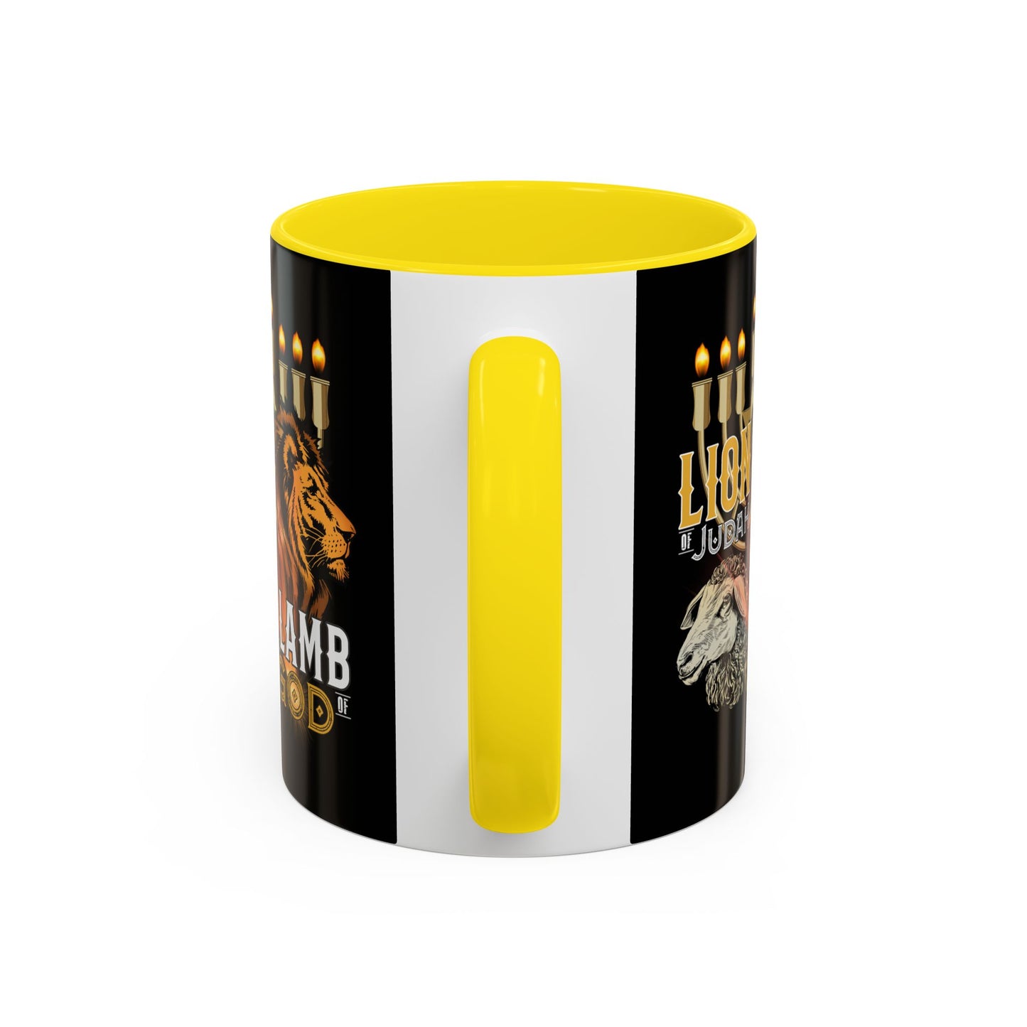 Lion of Judah, Lamb of God Coffee Mug Embrace Faith & Strength