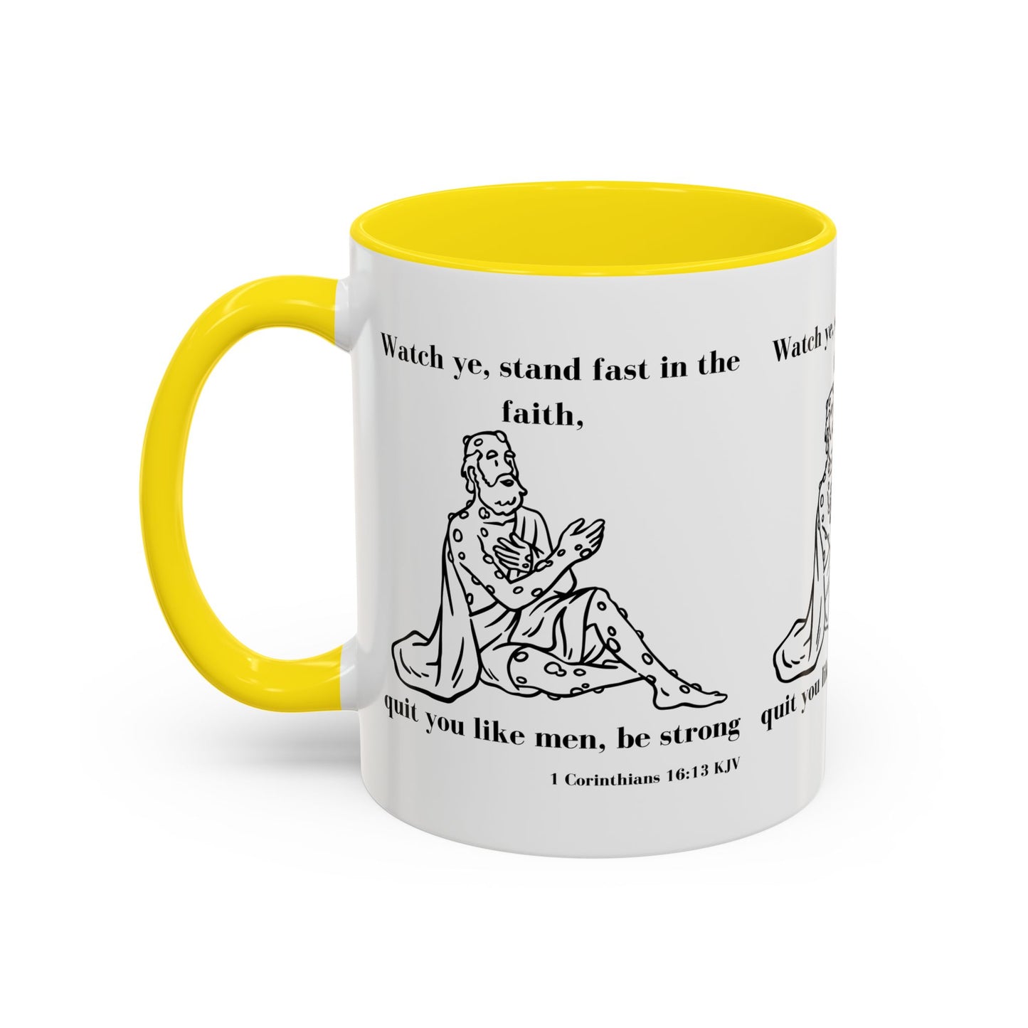 1 Corinthians 16:13 KJV Coffee Mug Stand Firm in the Faith Inspirational Christian Gift for Coffee Lovers