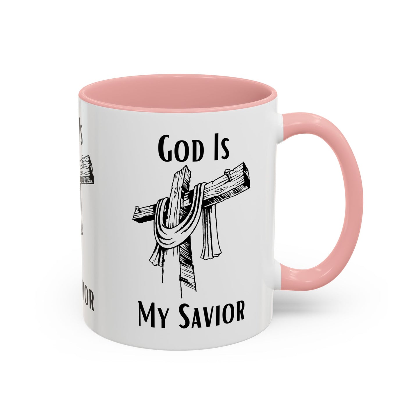 God Is My Savior Coffee Mug Inspirational Christian Gift for Faith-Based Coffee Lovers