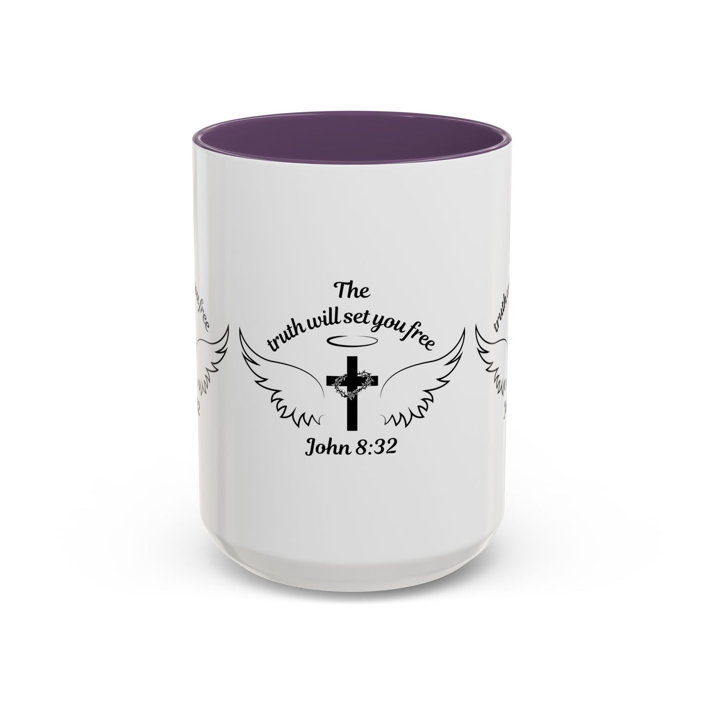 John 8:32 KJV Coffee Mug The Truth Shall Make You Free Inspirational Christian Gift