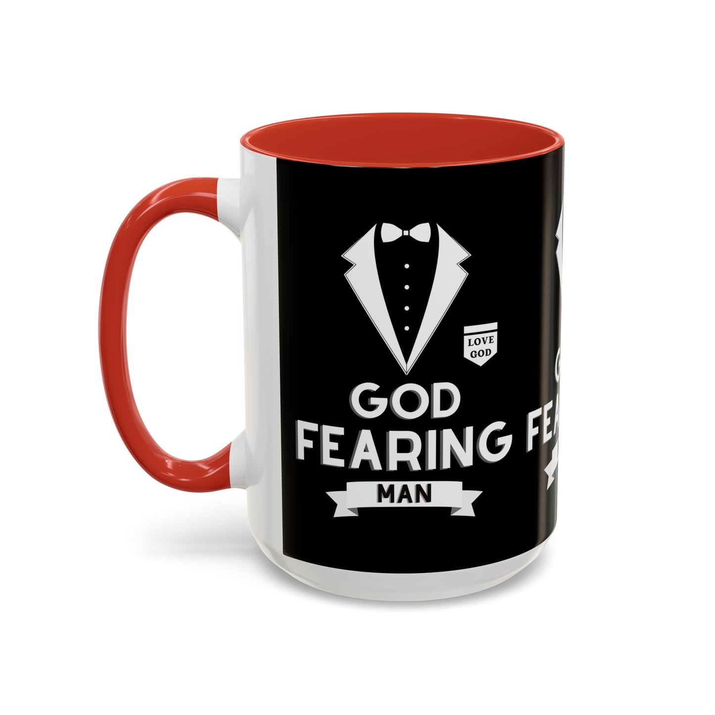 God Fearing Man Coffee Mug Inspirational Christian Gift for Him