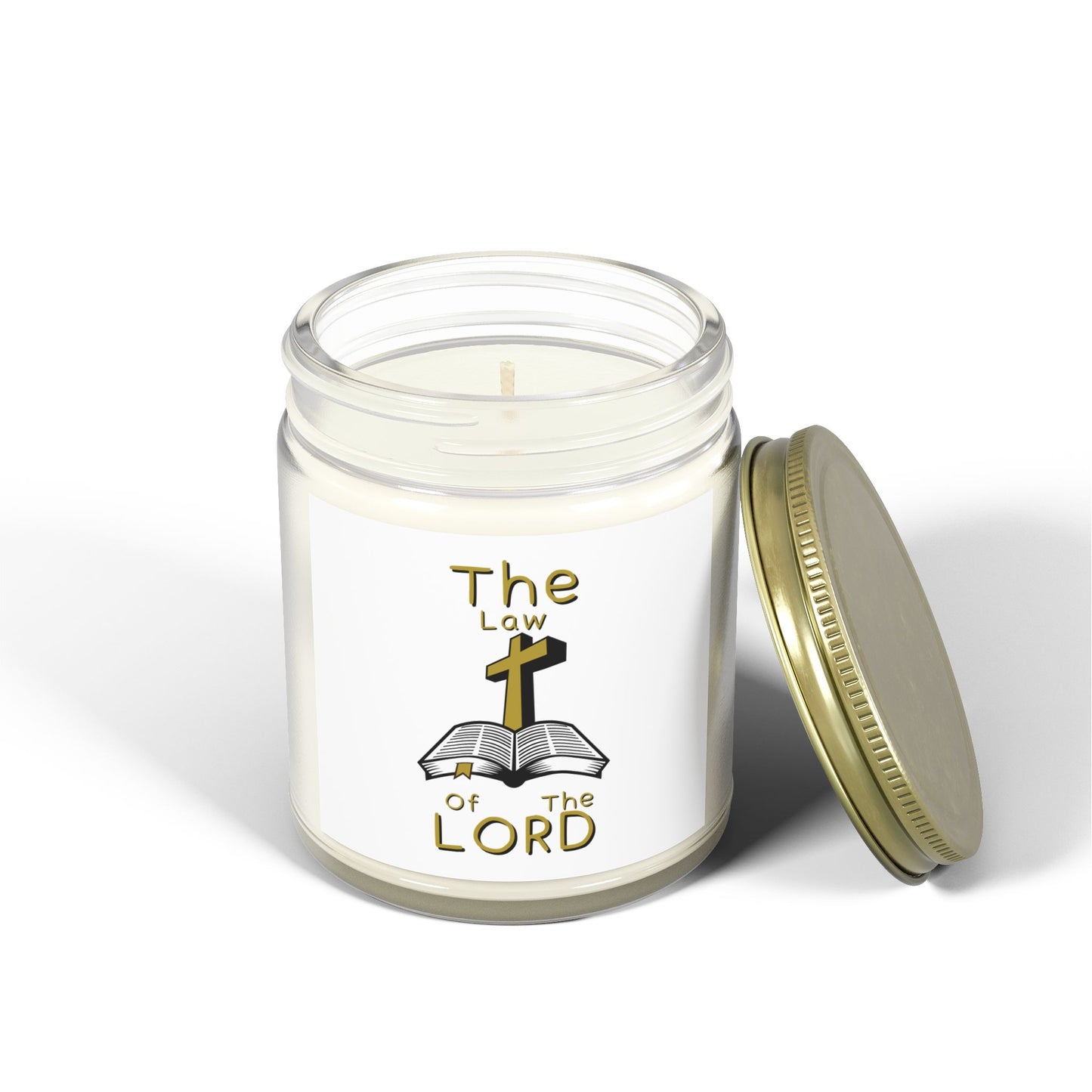 The Law of the Lord Scented Candle Biblical Christian Gift for Believers