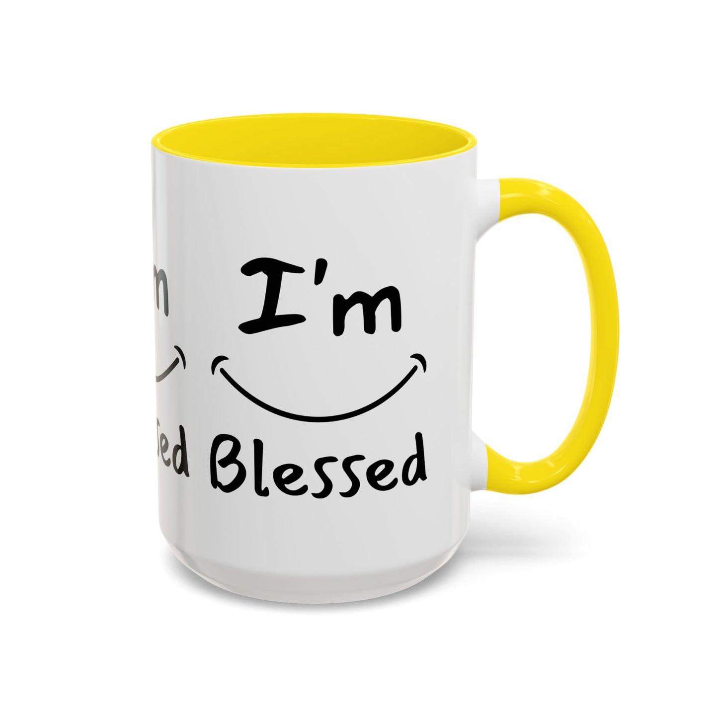 I'm Blessed Coffee Mug Inspirational Christian Gift for Faith-Based Living