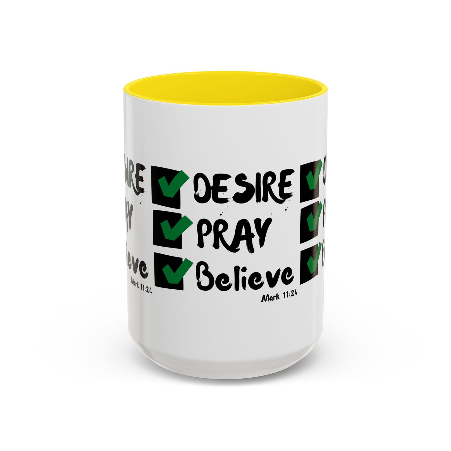 Mark 11:24 KJV Bible Verse Coffee Mug Faith Based Christian Gift