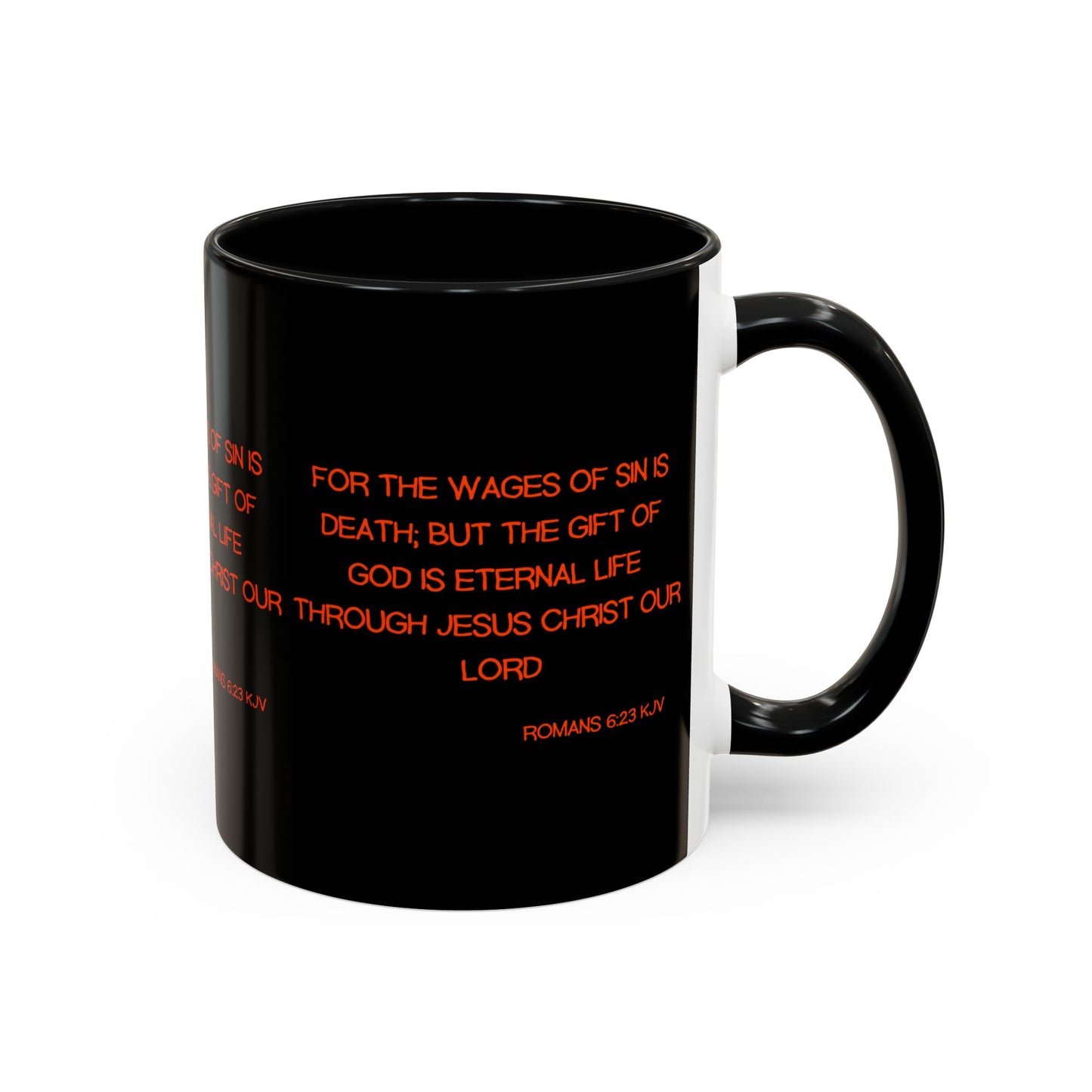 Romans 6:23 KJV Coffee Mug The Gift of God is Eternal Life Biblical Christian Gift for Faith-Based Living