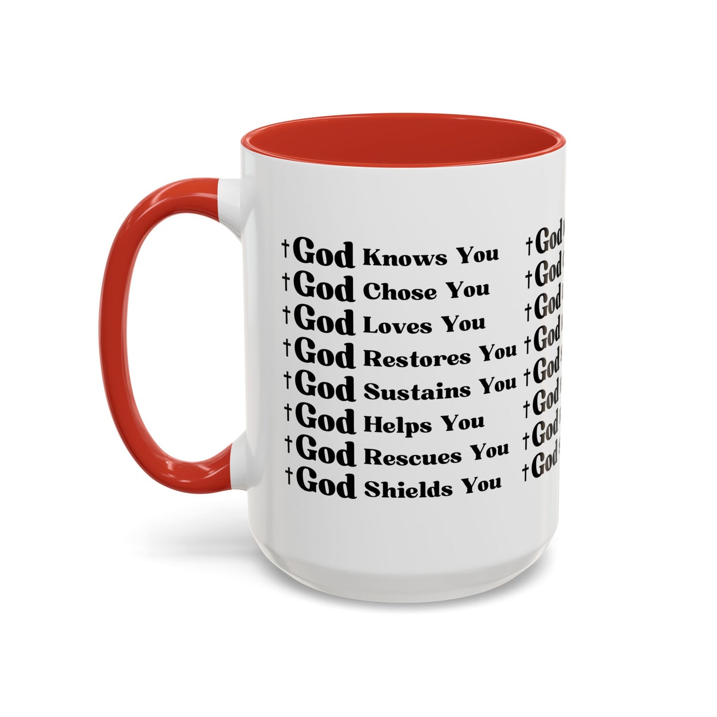 God's Love and Promises Faith-Filled Coffee Mug Faith Hope And Love Christian Gift for Coffee Lovers