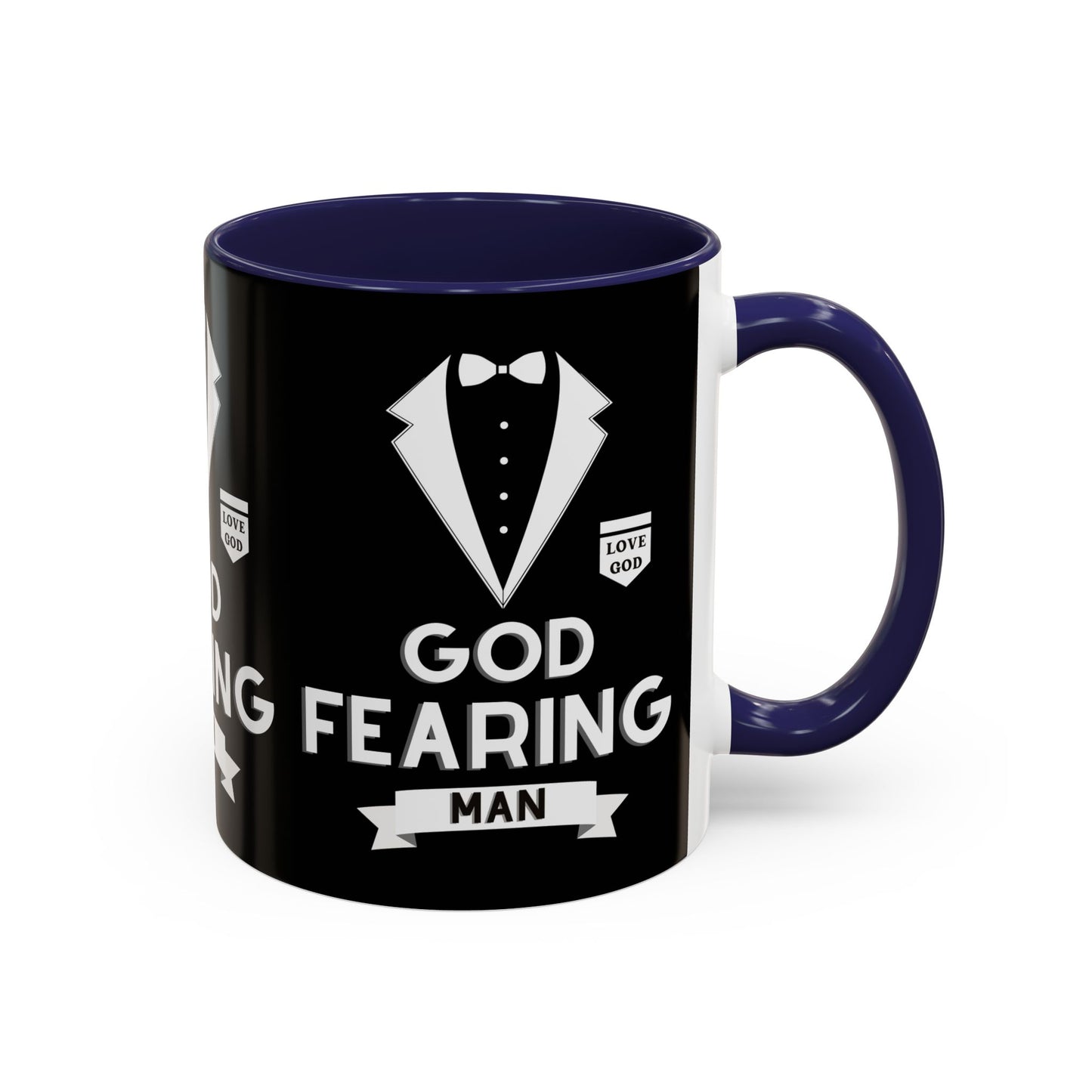 God Fearing Man Coffee Mug Inspirational Christian Gift for Him