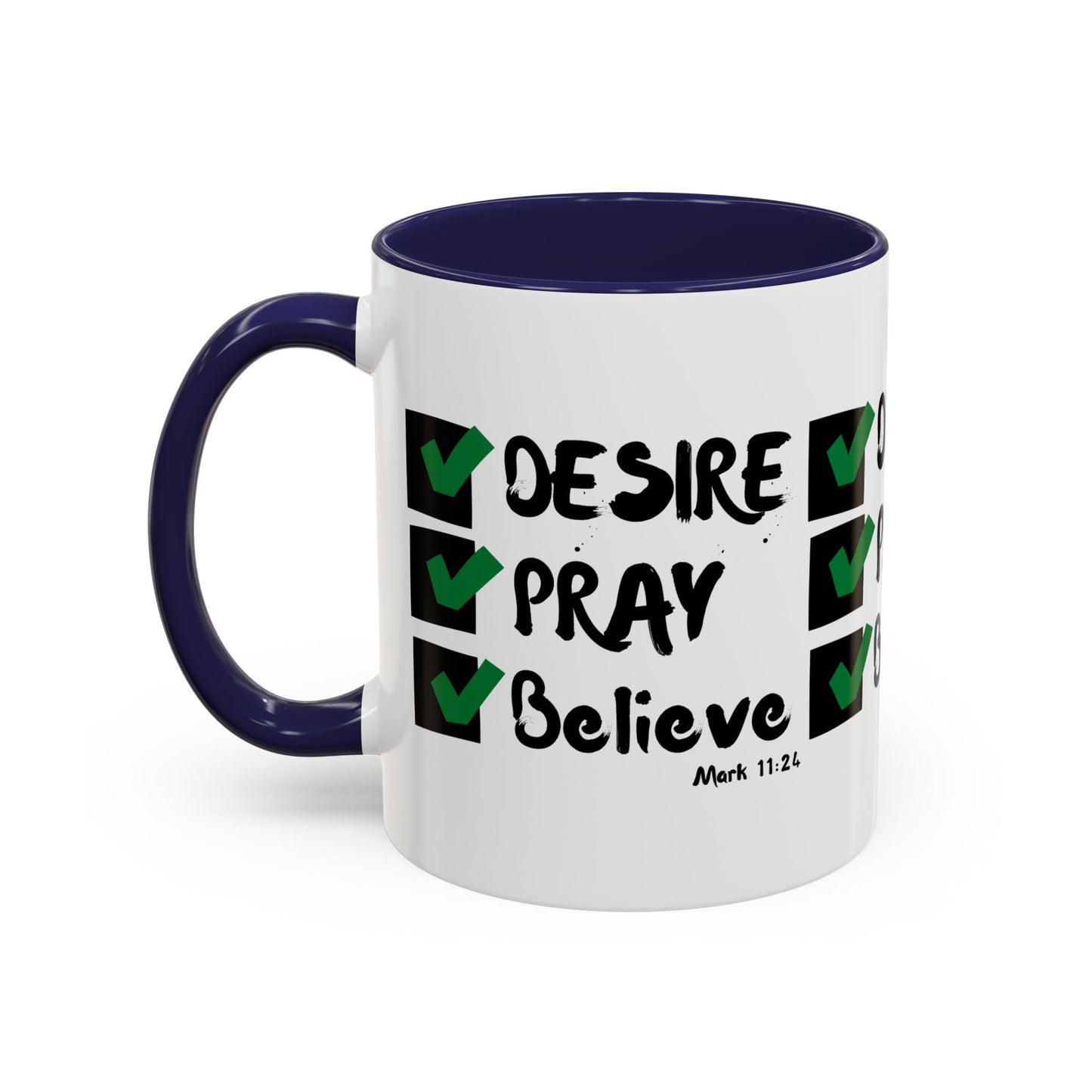 Mark 11:24 KJV Bible Verse Coffee Mug Faith Based Christian Gift