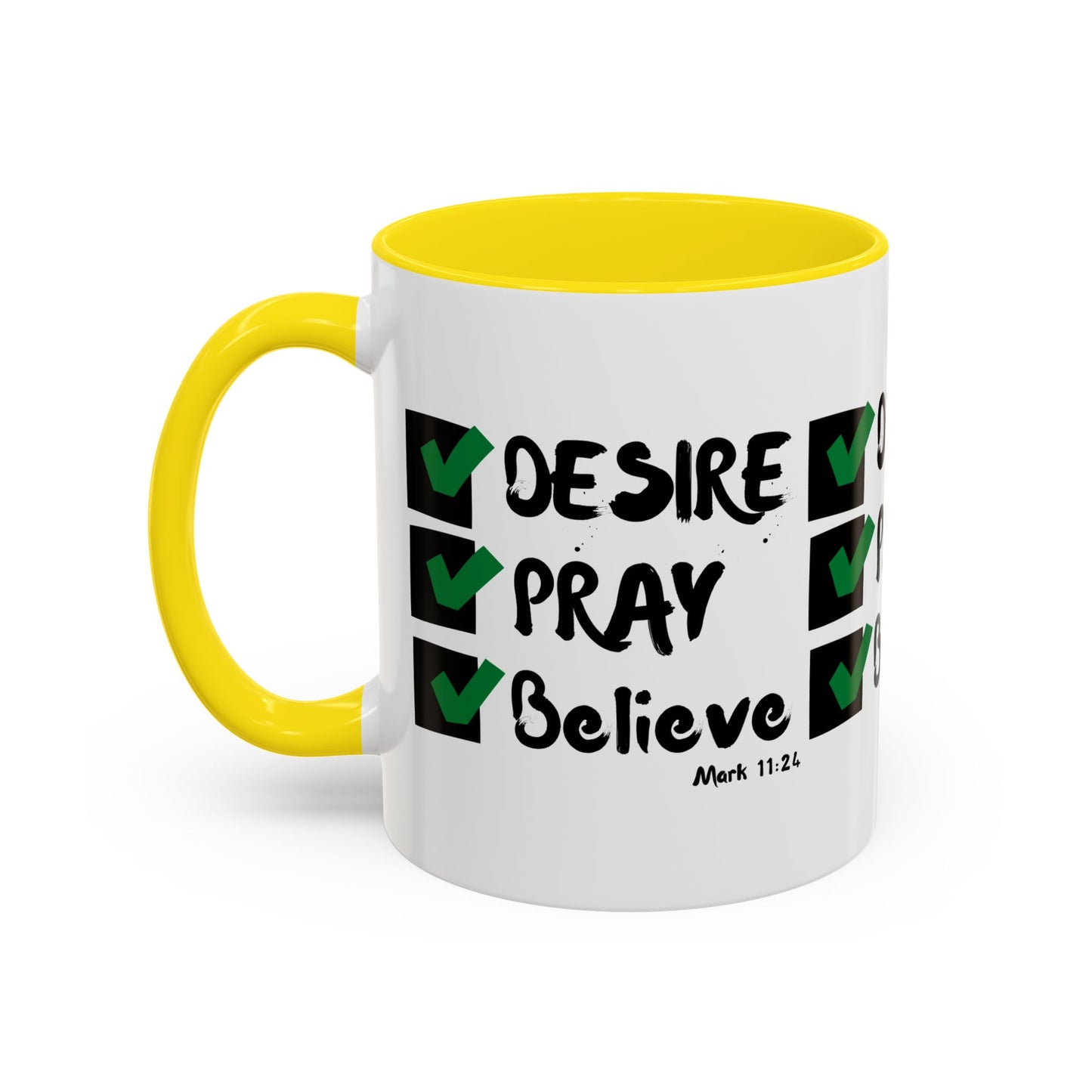 Mark 11:24 KJV Bible Verse Coffee Mug Faith Based Christian Gift