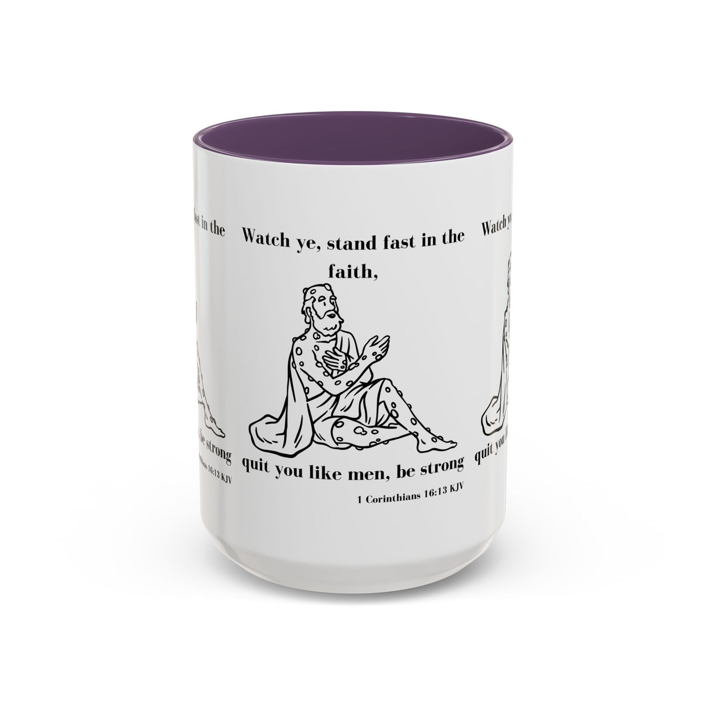 1 Corinthians 16:13 KJV Coffee Mug Stand Firm in the Faith Inspirational Christian Gift for Coffee Lovers