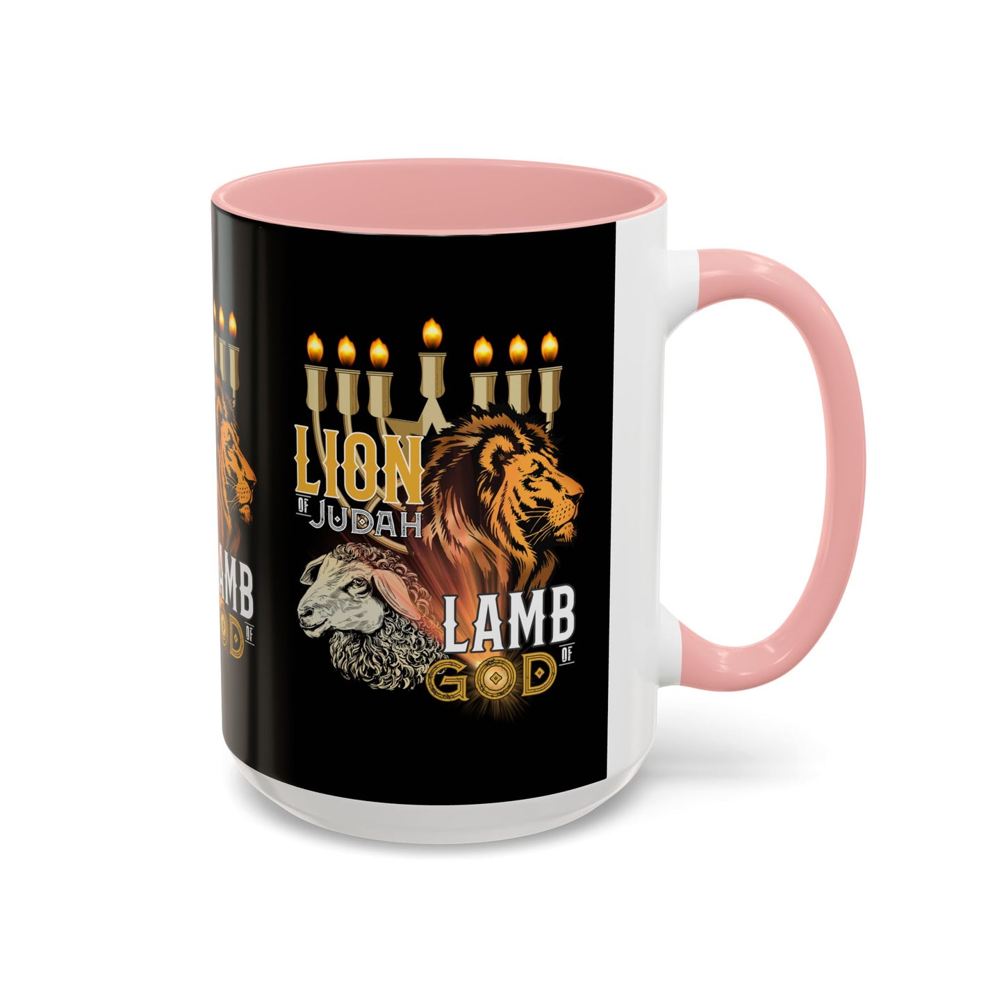 Lion of Judah, Lamb of God Coffee Mug Embrace Faith & Strength