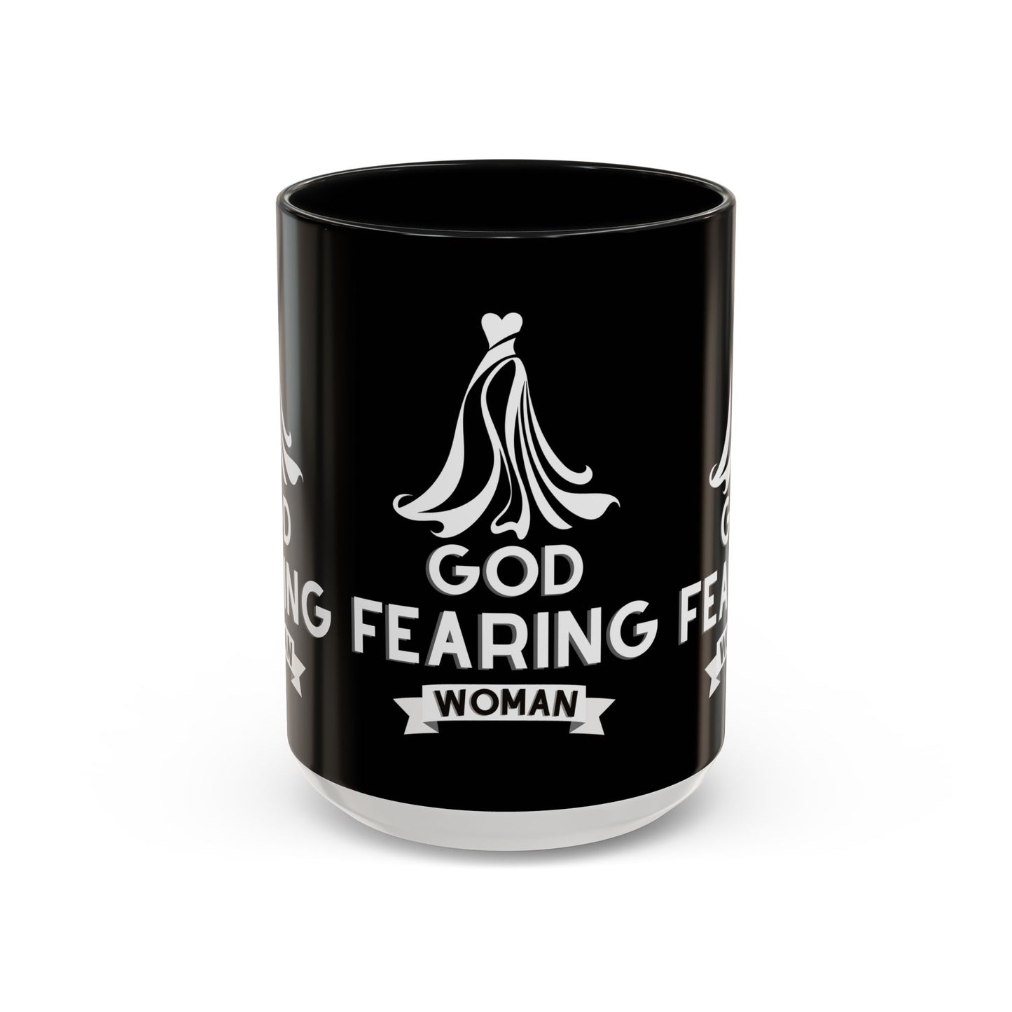 God Fearing Woman Coffee Mug Inspirational Christian Gift for Her